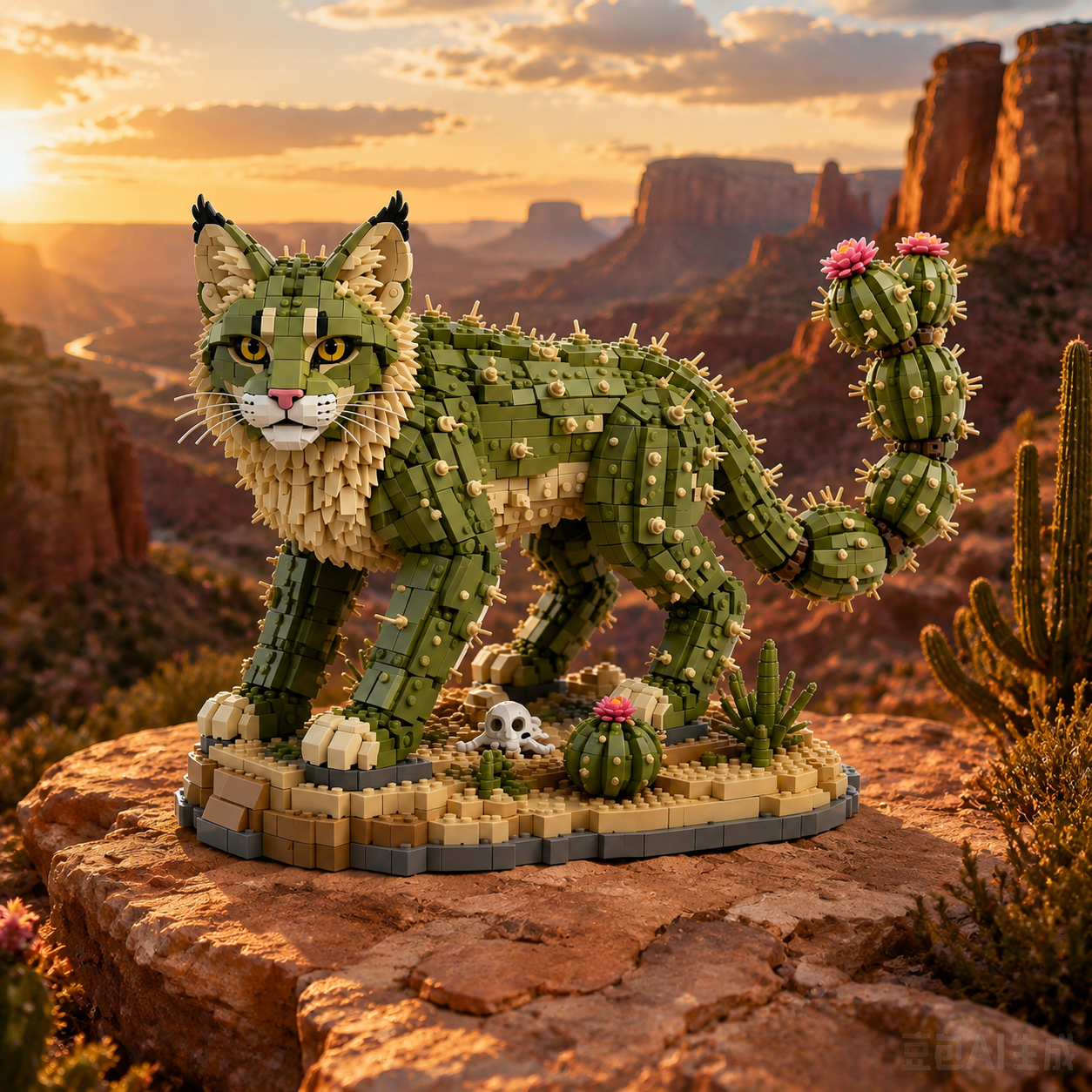 Cactus Cat – Desert Guardian Collector’s Edition Building Set