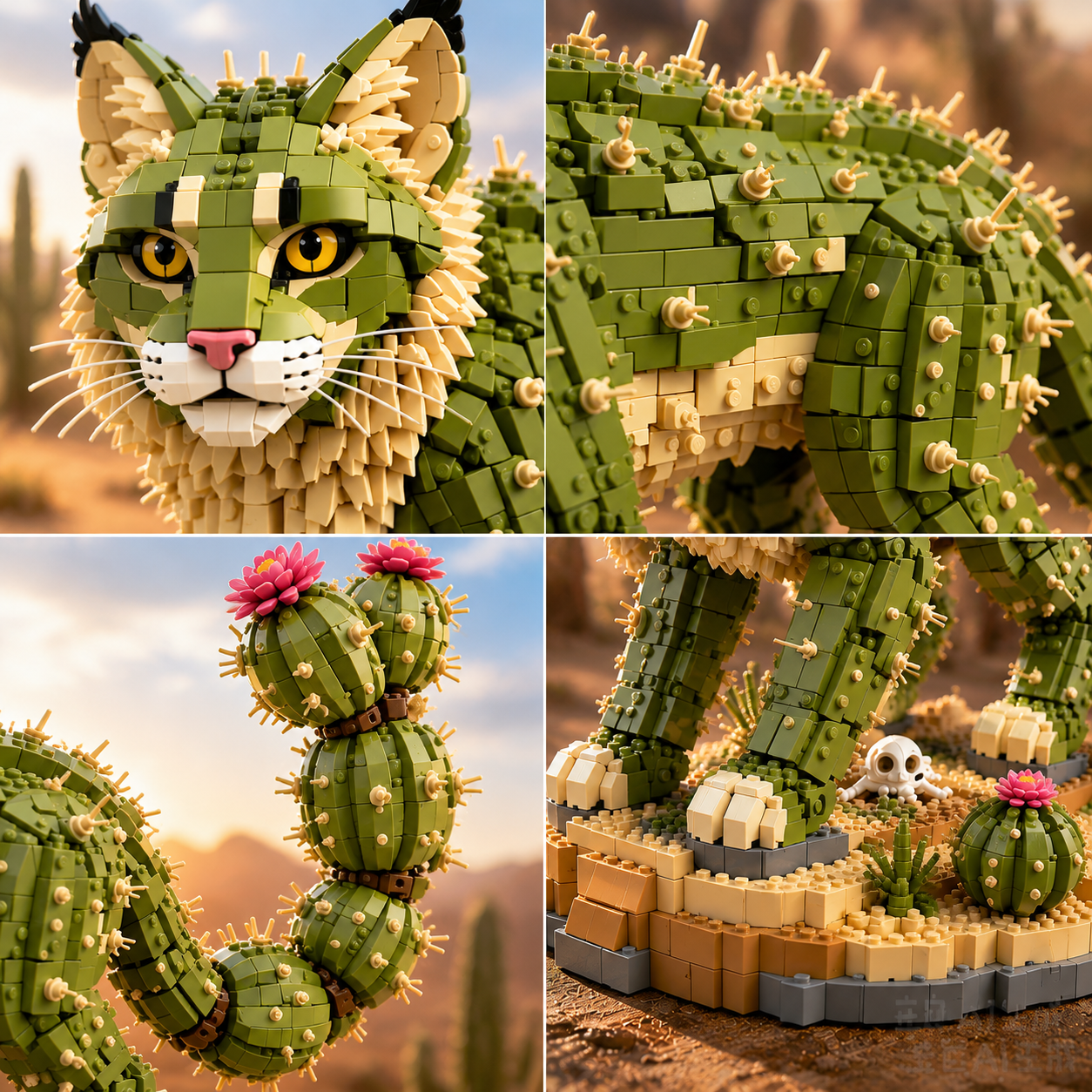 Cactus Cat – Desert Guardian Collector’s Edition Building Set