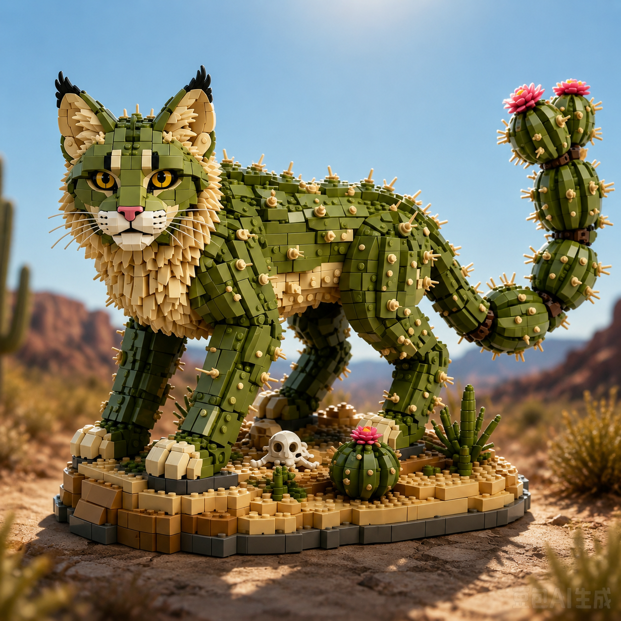 Cactus Cat – Desert Guardian Collector’s Edition Building Set
