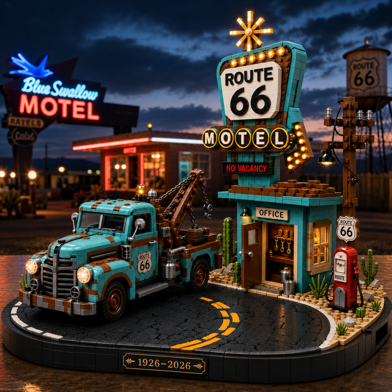 ROUTE 66 — The Haunted Mother Road Centennial Collector Building Set
