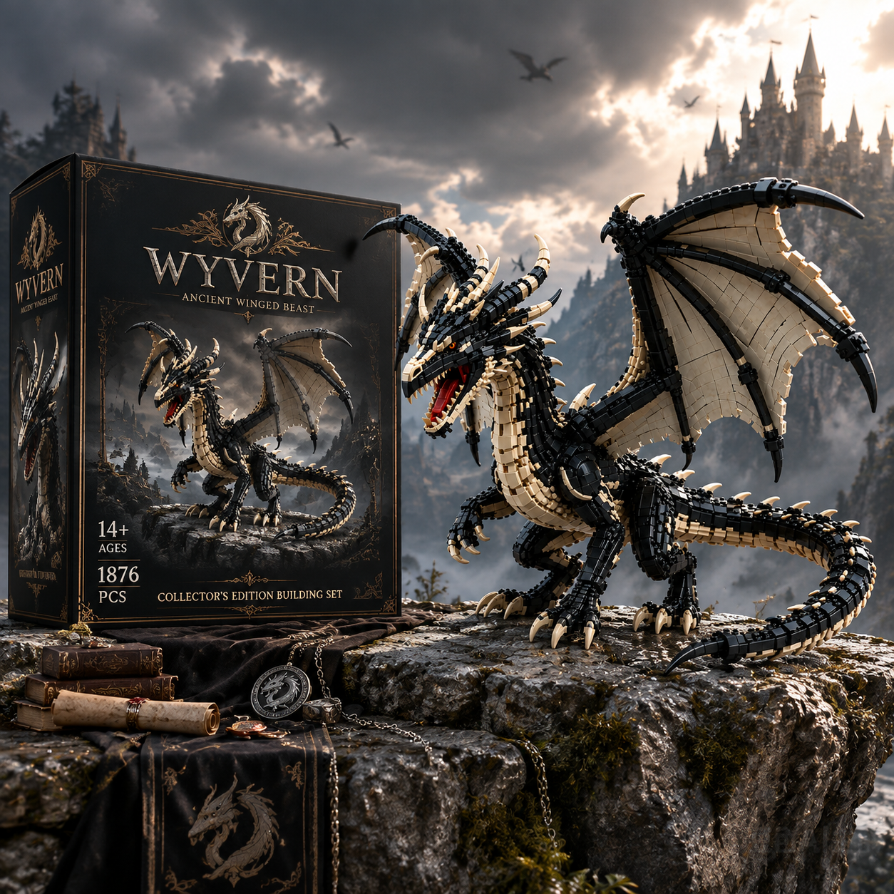 Black Dragon — Ancient Shadow Wyvern Collector’s Edition Building Set