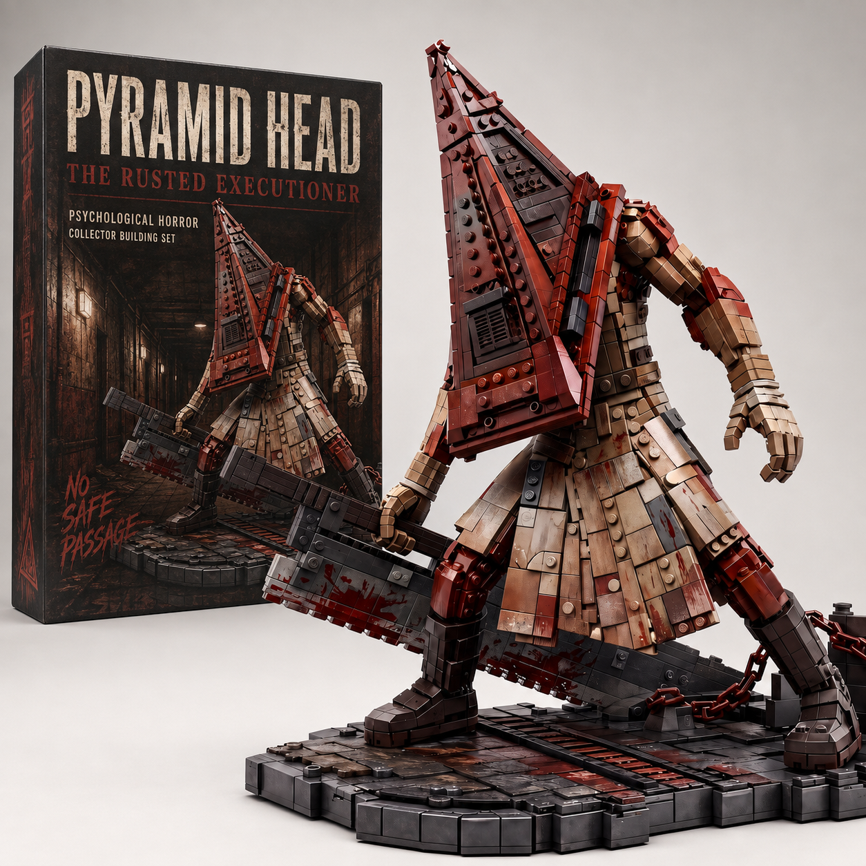 Pyramid head The rusty executioner Psychological Horror Building Set