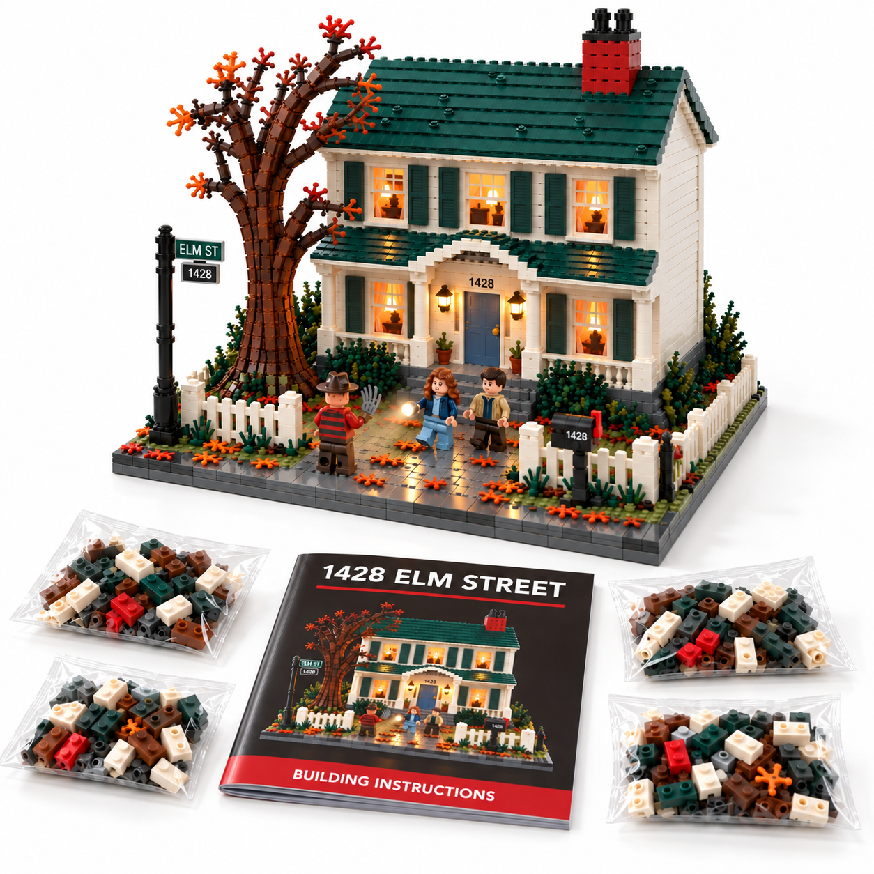 1428 Elm Street Nightmare House Building Set