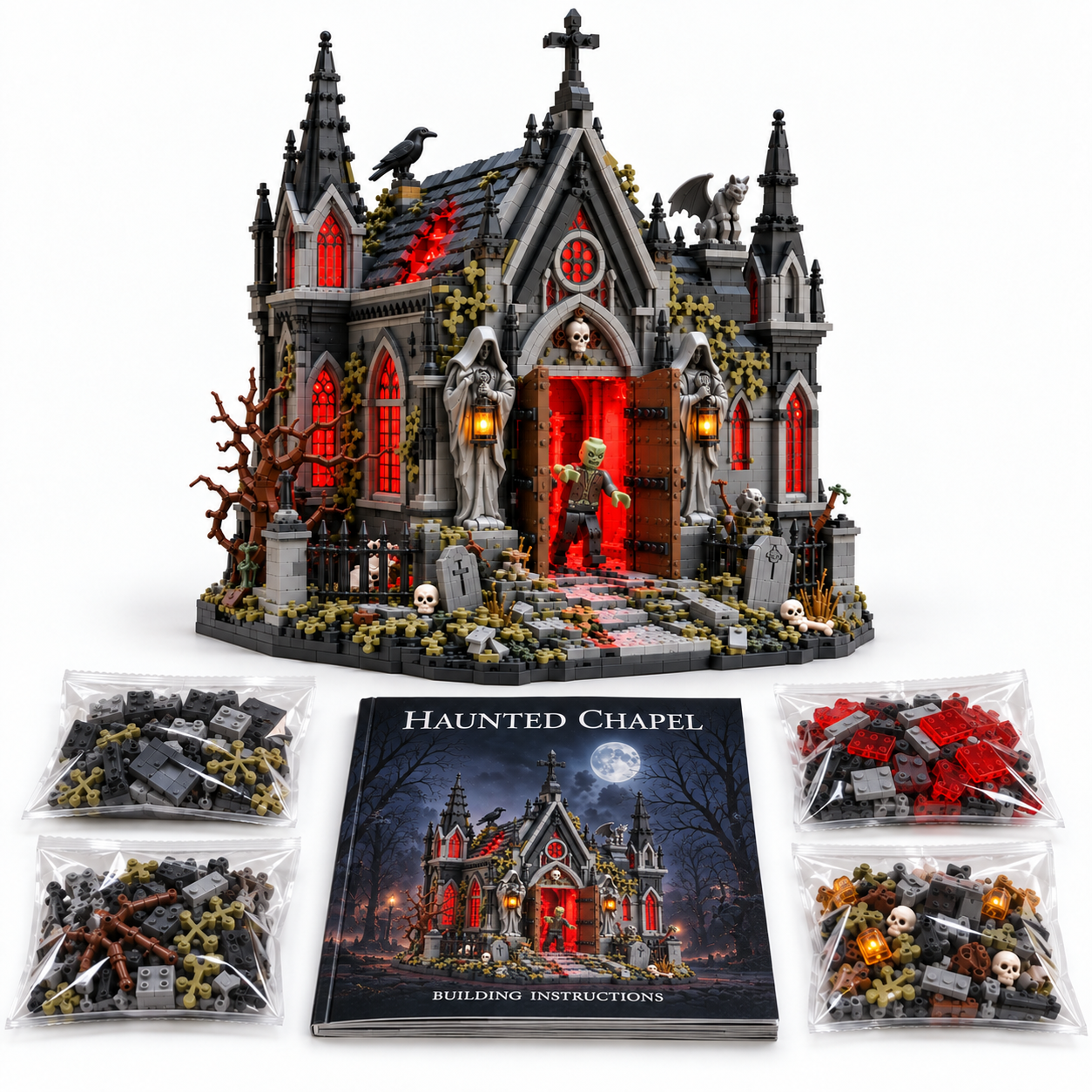 Haunted Chapel Gothic Horror Building Set