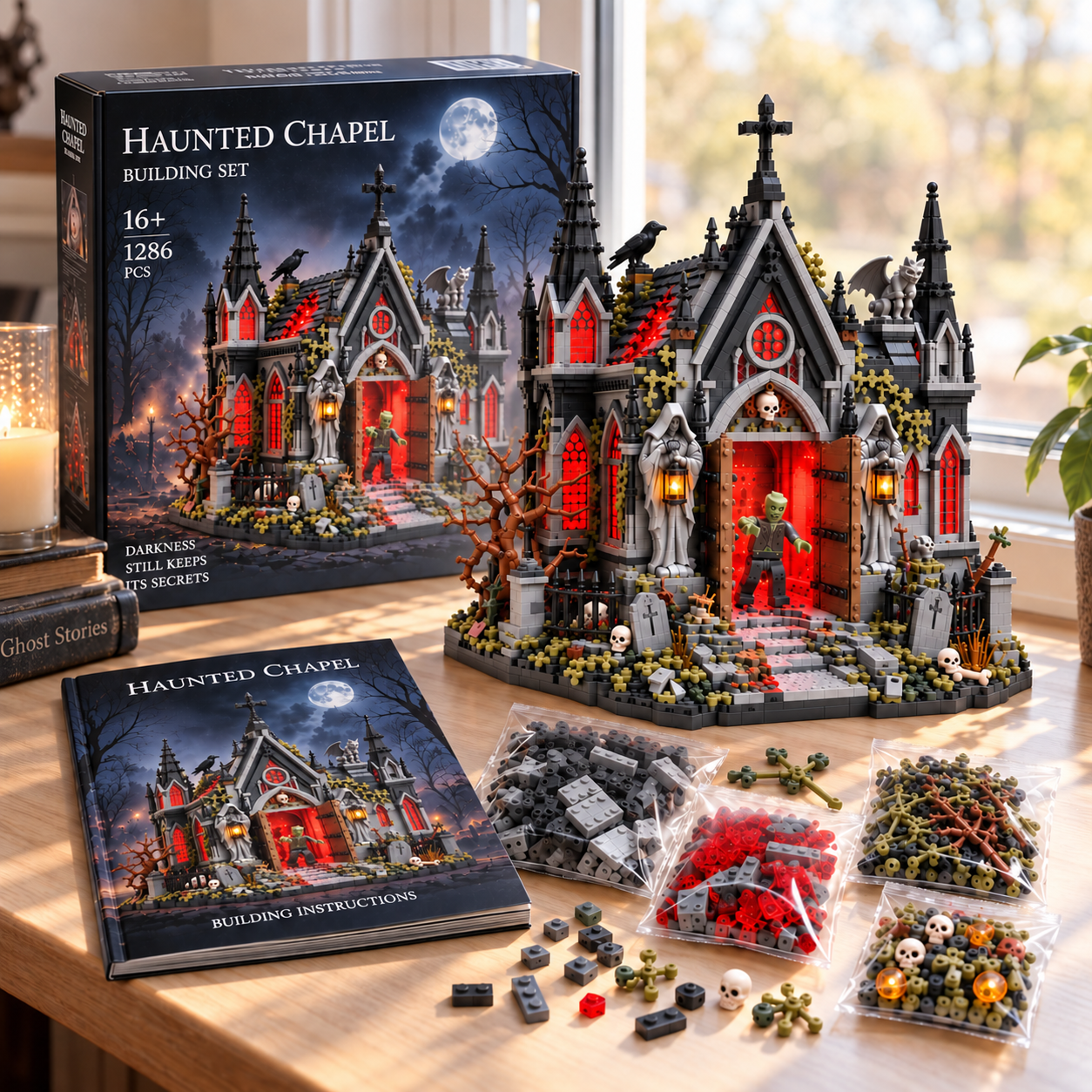 Haunted Chapel Gothic Horror Building Set