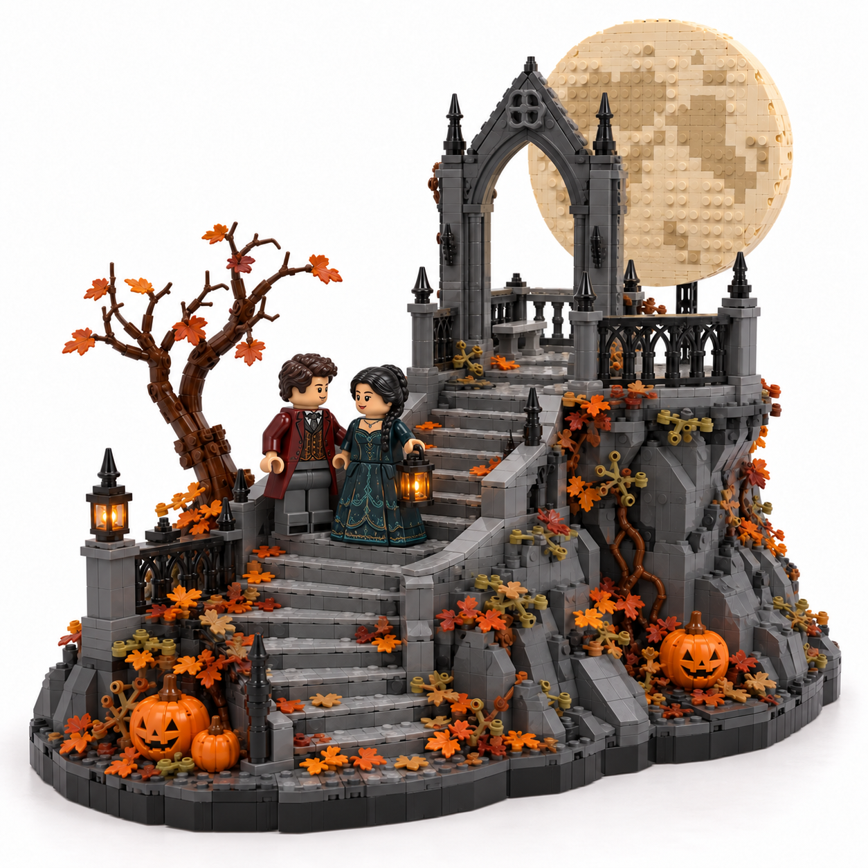 Moonlit Ruins Gothic Romance Building Set