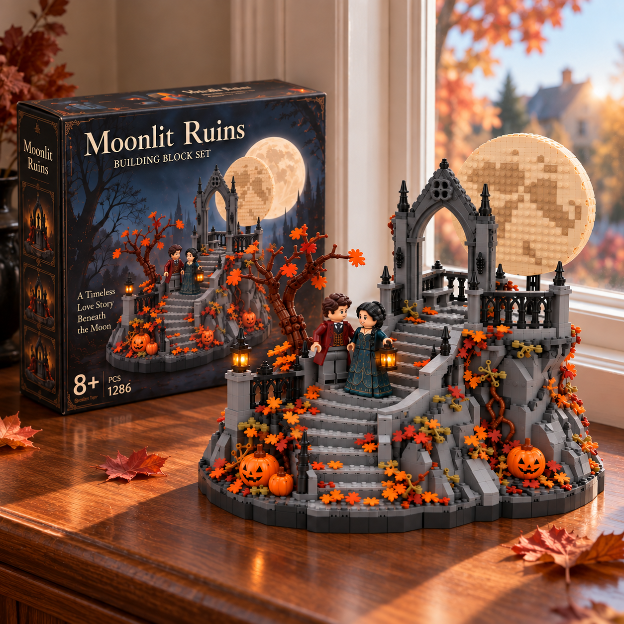 Moonlit Ruins Gothic Romance Building Set