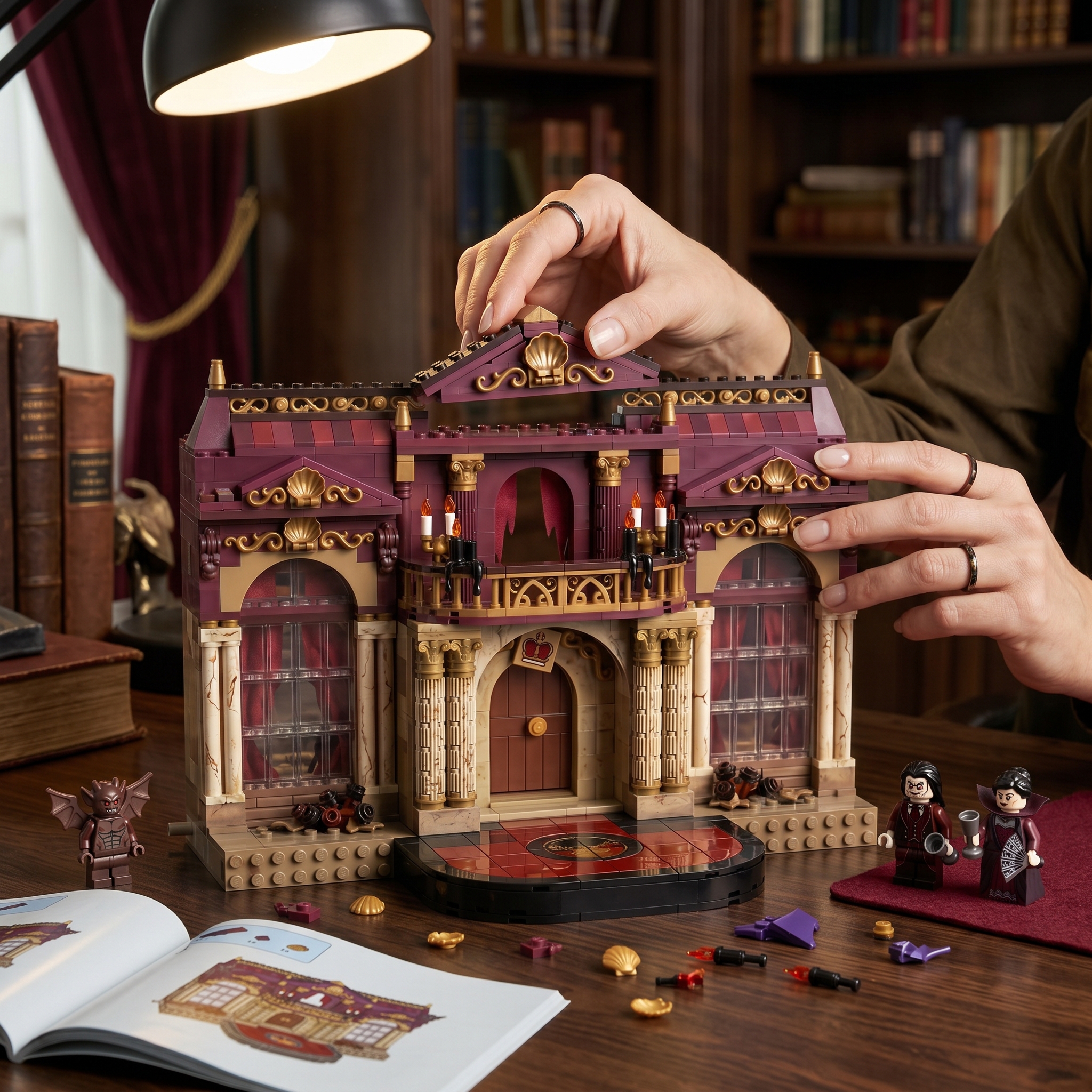 Midnight Curse Ballroom Gothic Display Building Set