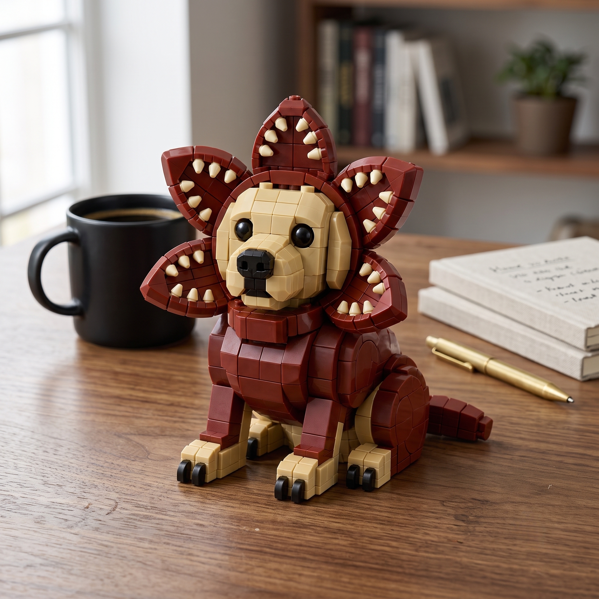 Monster Flower Dog Building Blocks Set