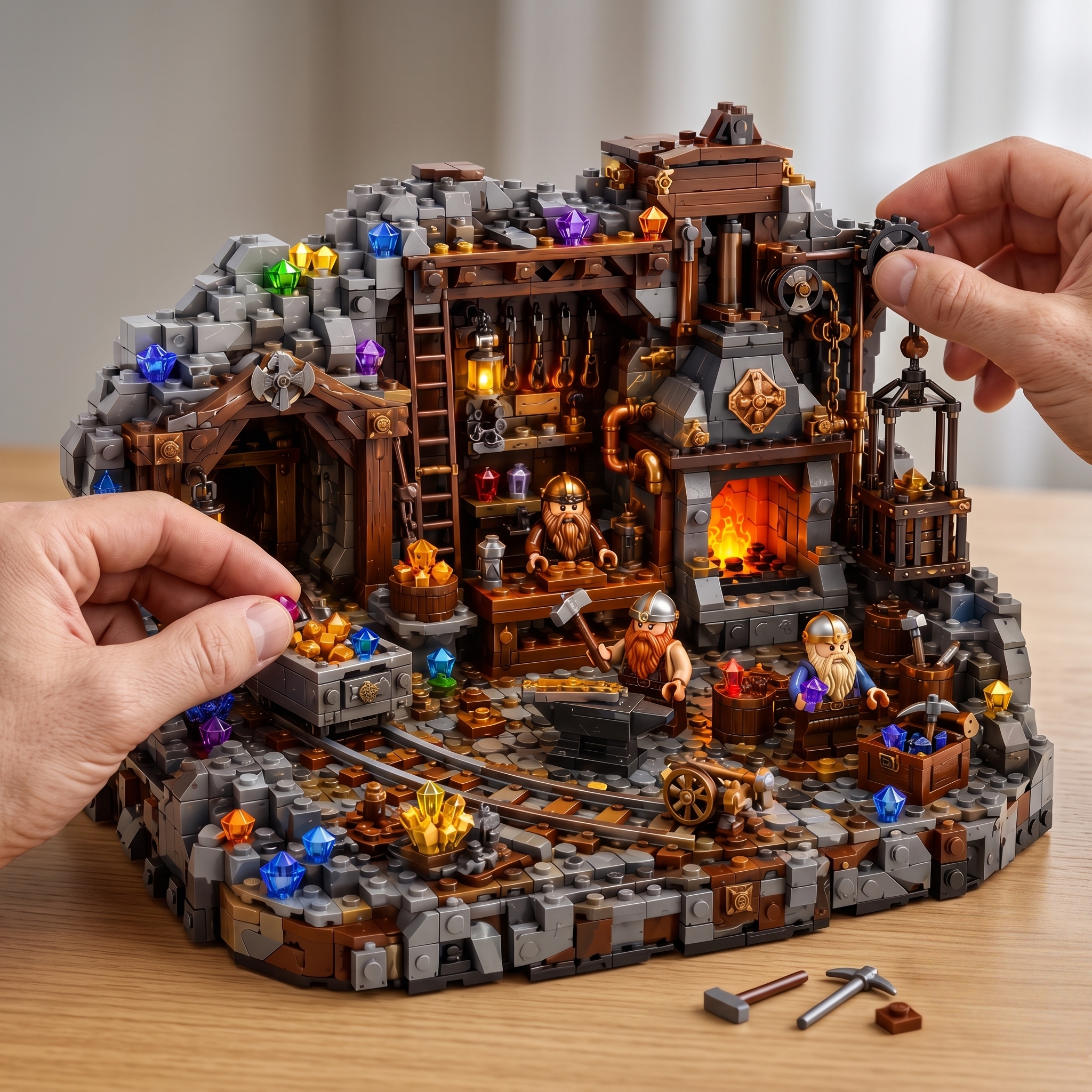 Crystal Mine Dwarf Forge Legacy Building Set