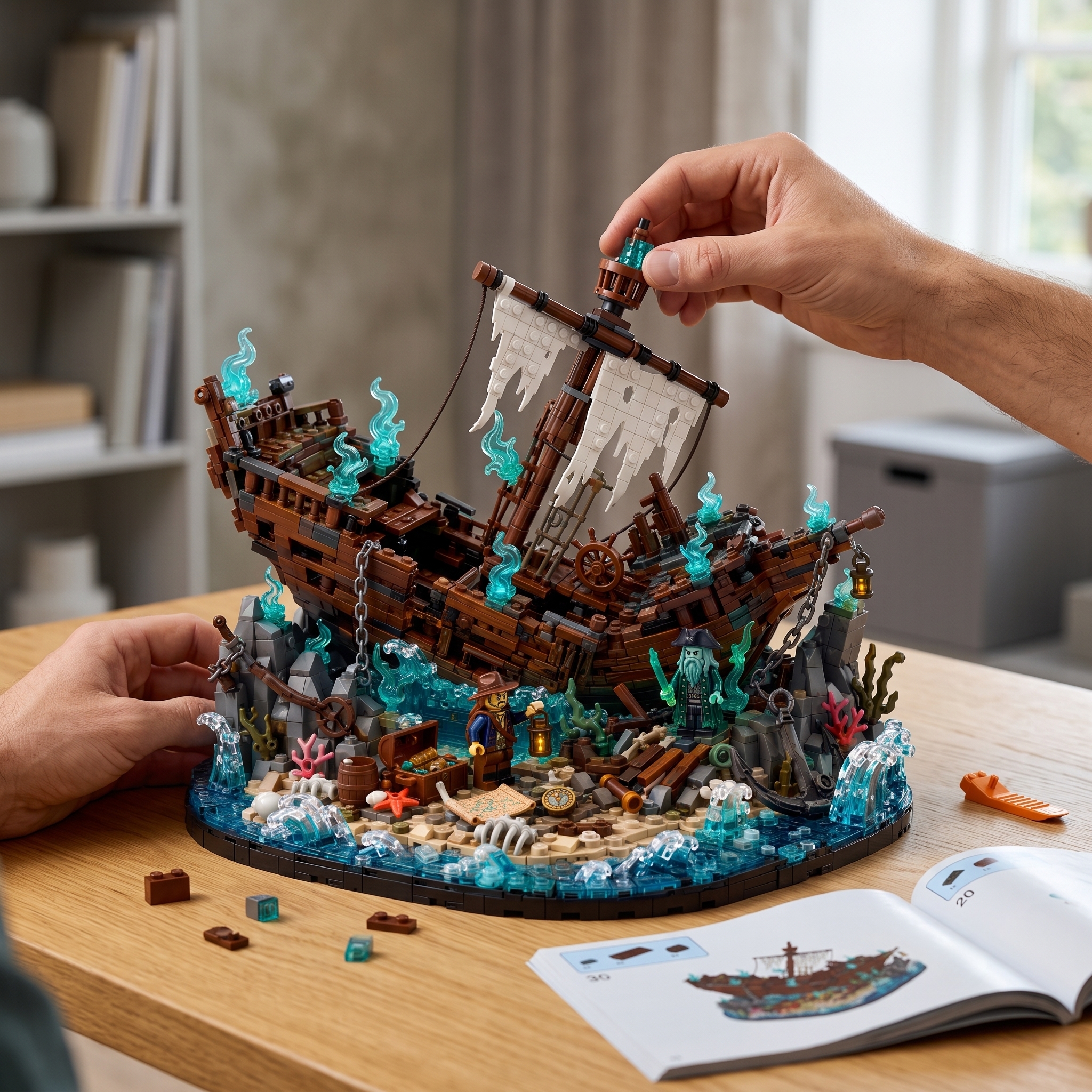 Ghost Shipwreck Cove Building Block Set