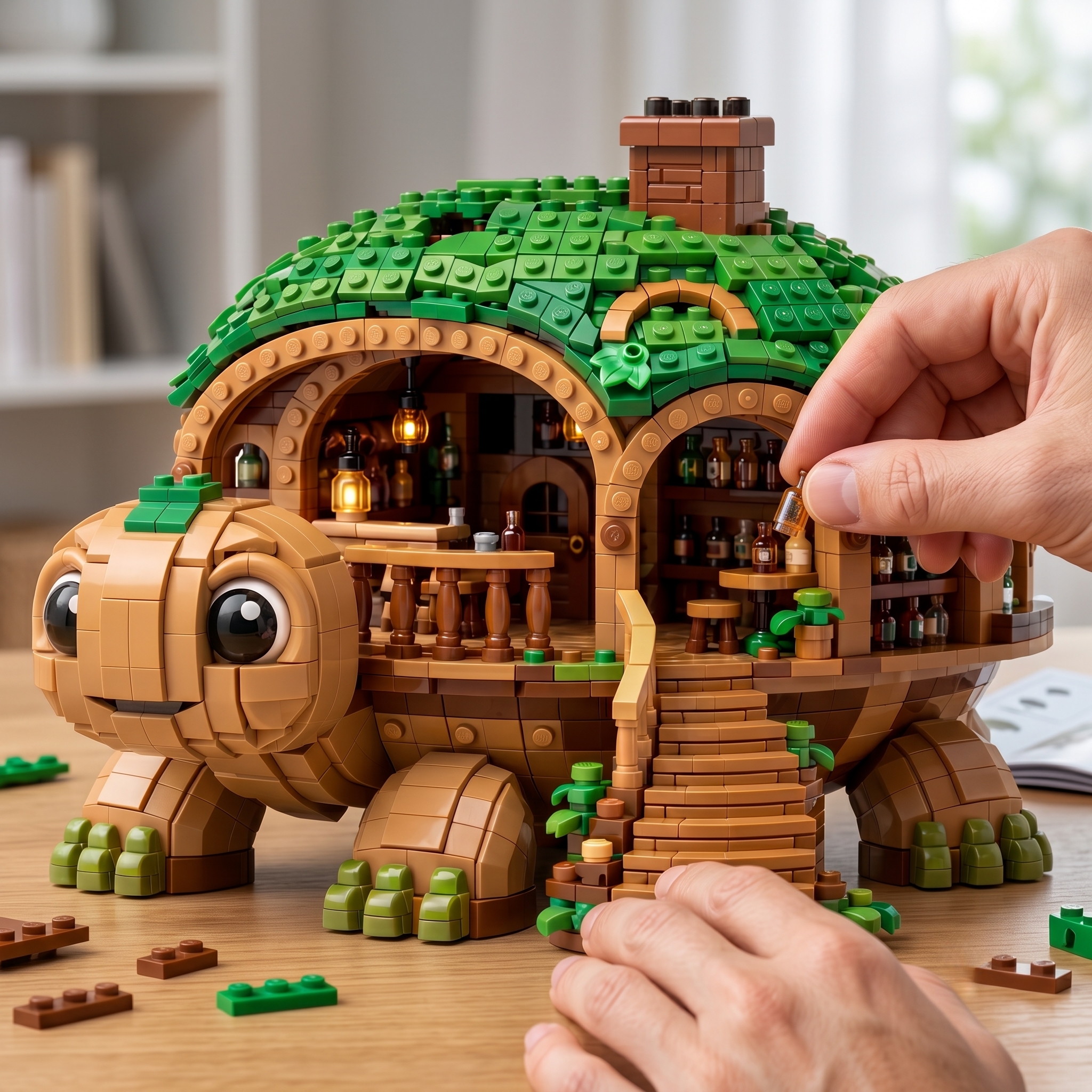 Turtle Forest Tavern Display Building Set