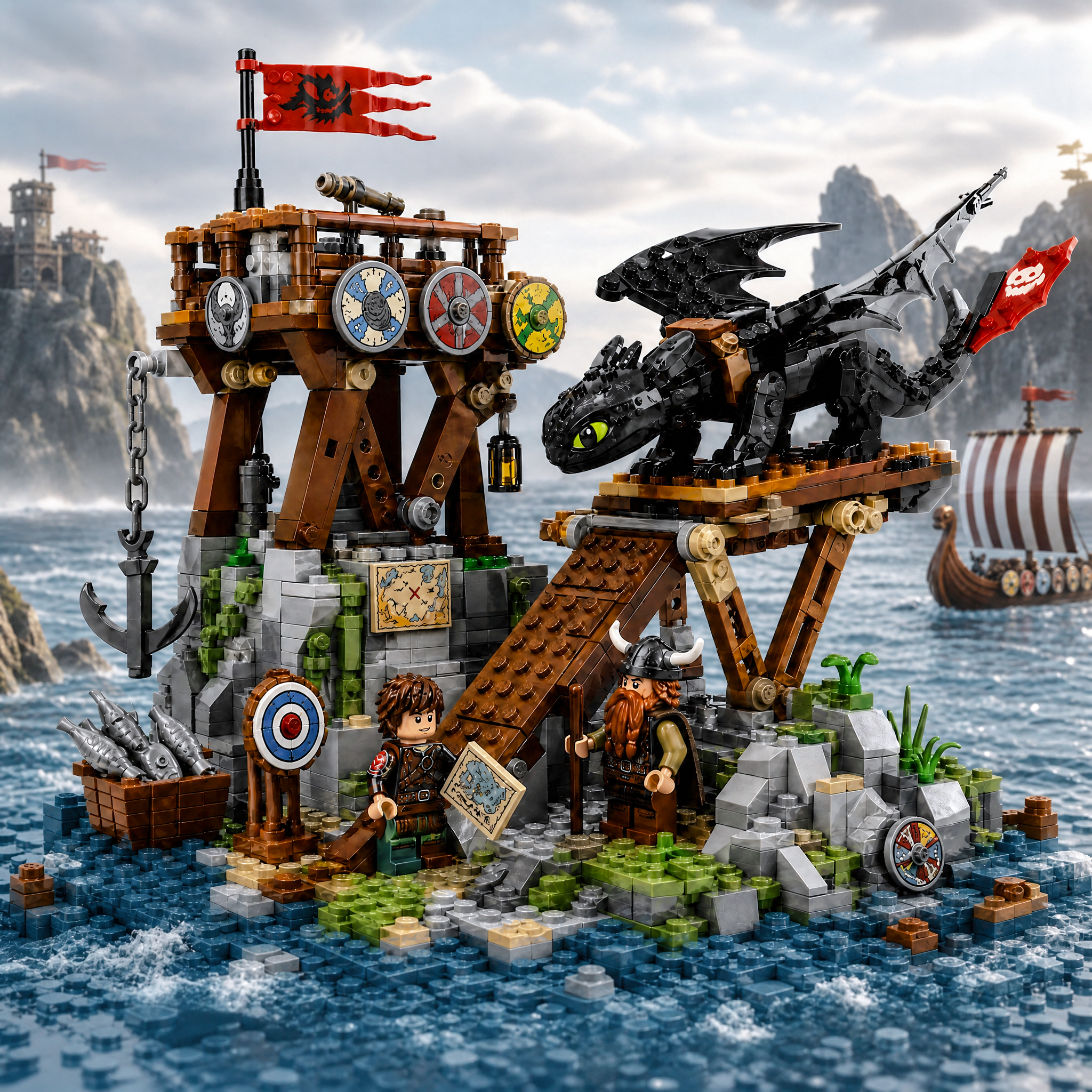 Dragon Training Outpost Building Set