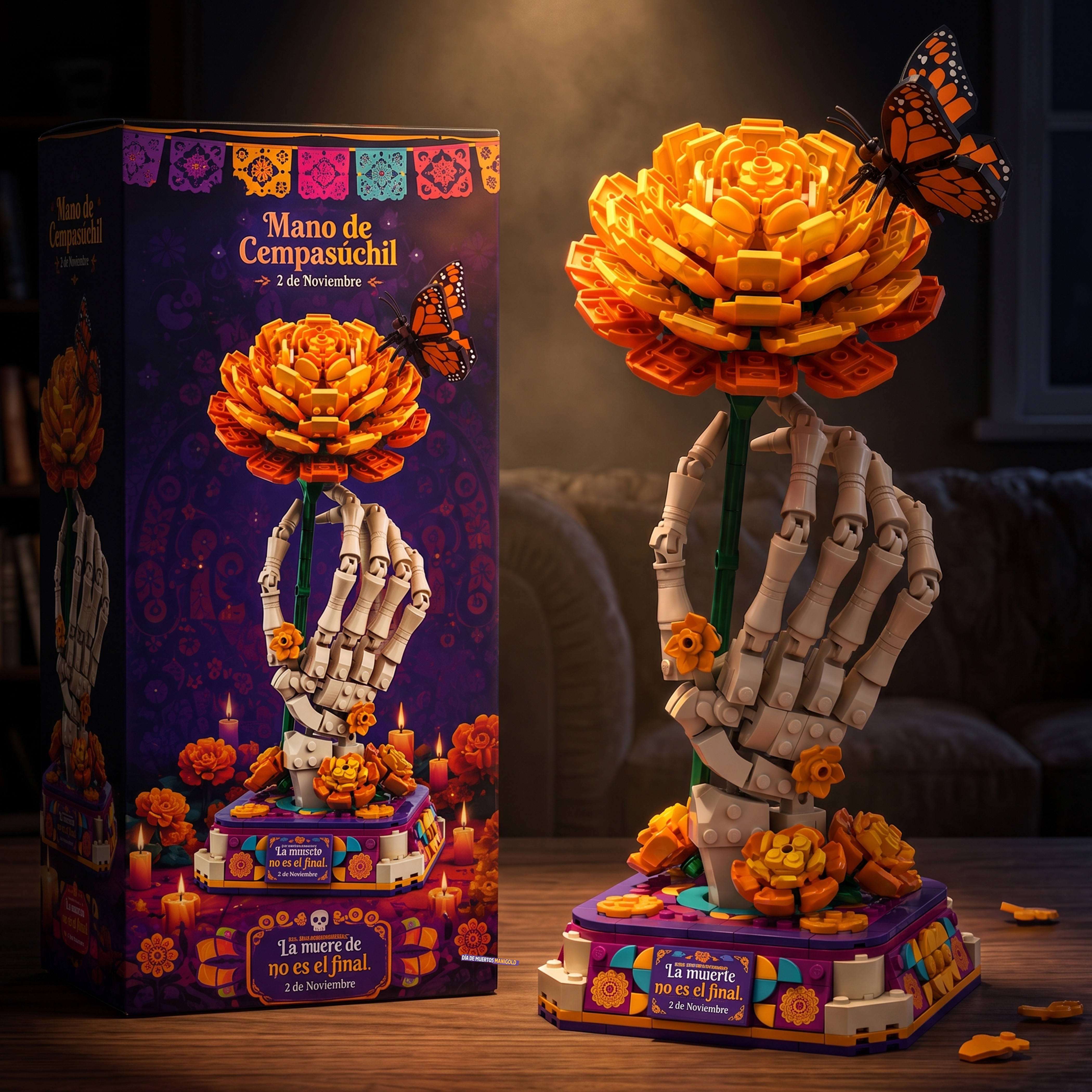 Mano de Cempasúchil Collector Building Set