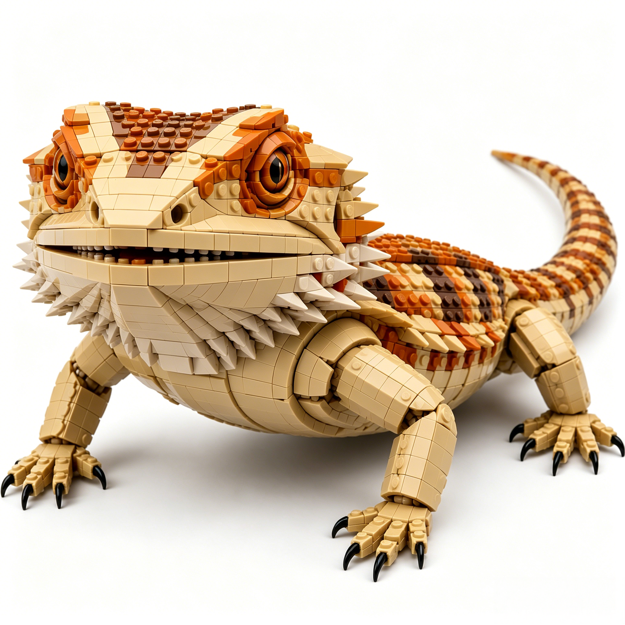 Desert King Bearded Dragon Building Brick Set
