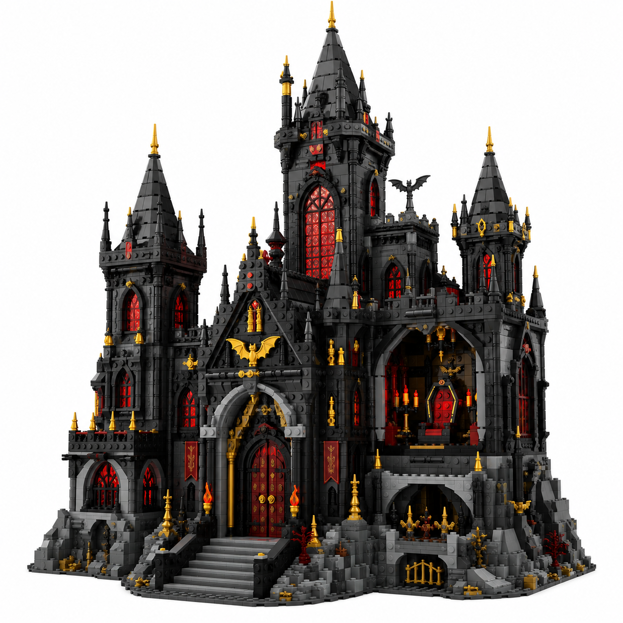 Dracula Vampire Castle Gothic Architecture Collector Building Set