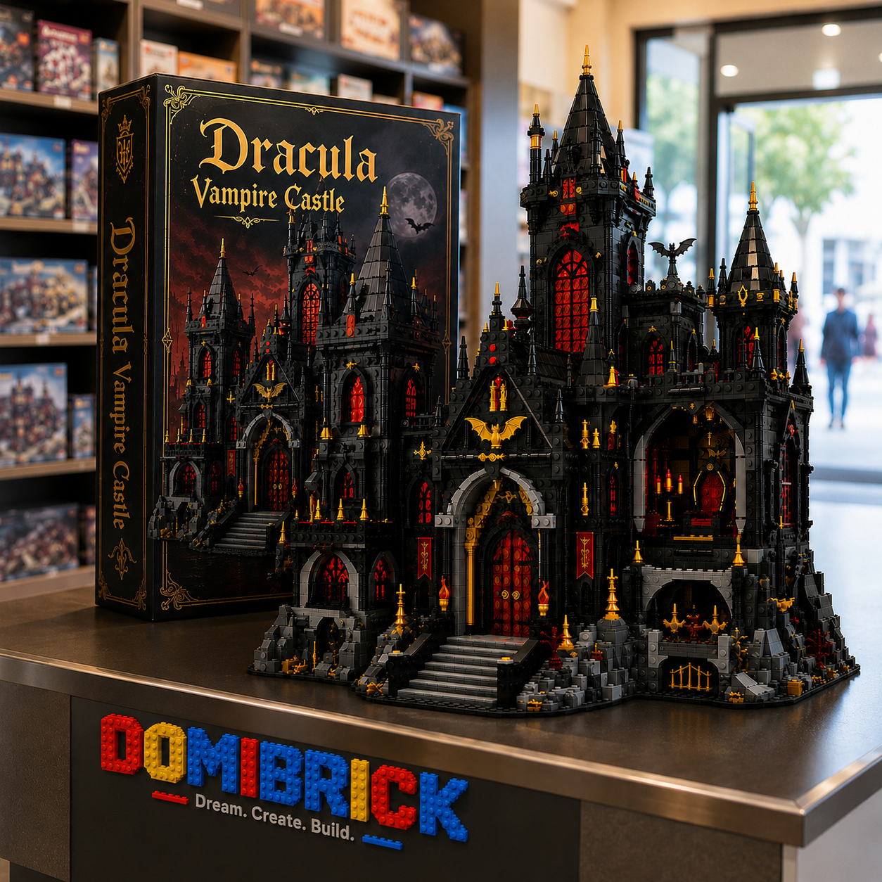 Dracula Vampire Castle Gothic Architecture Collector Building Set