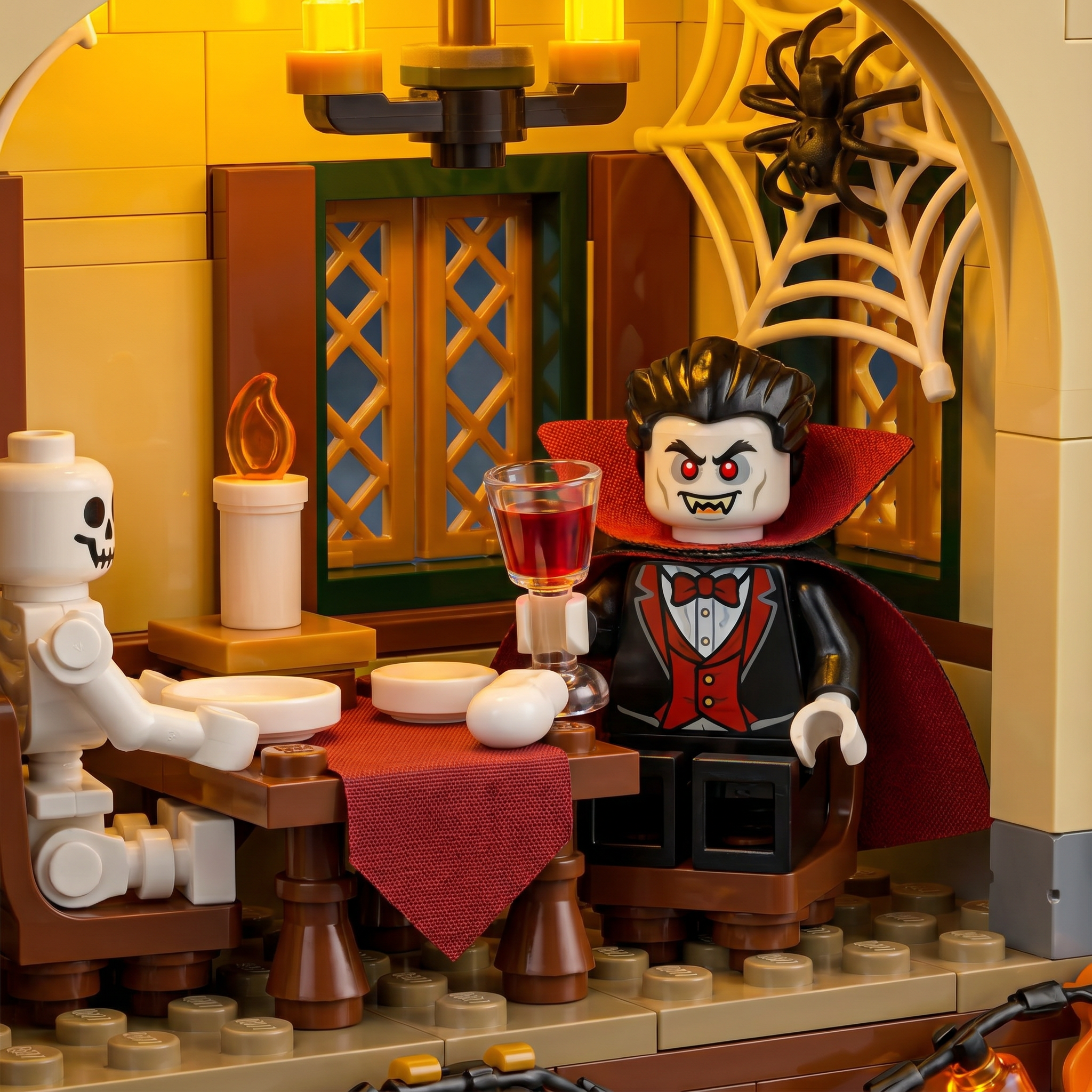 Halloween Gothic Monster Tavern Building Block Set