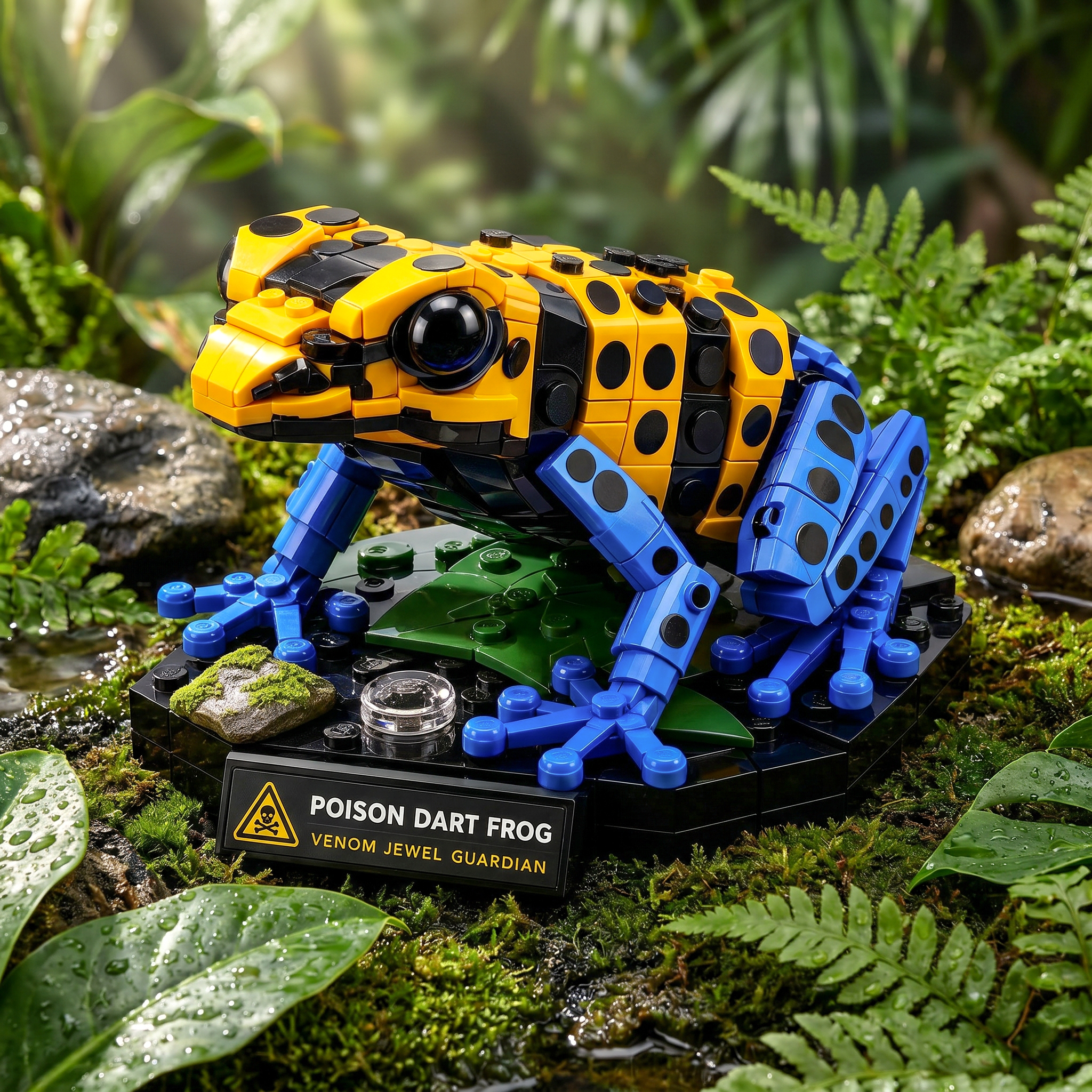 Poison Dart Frog Venom Jewel Guardian Collector Building Set