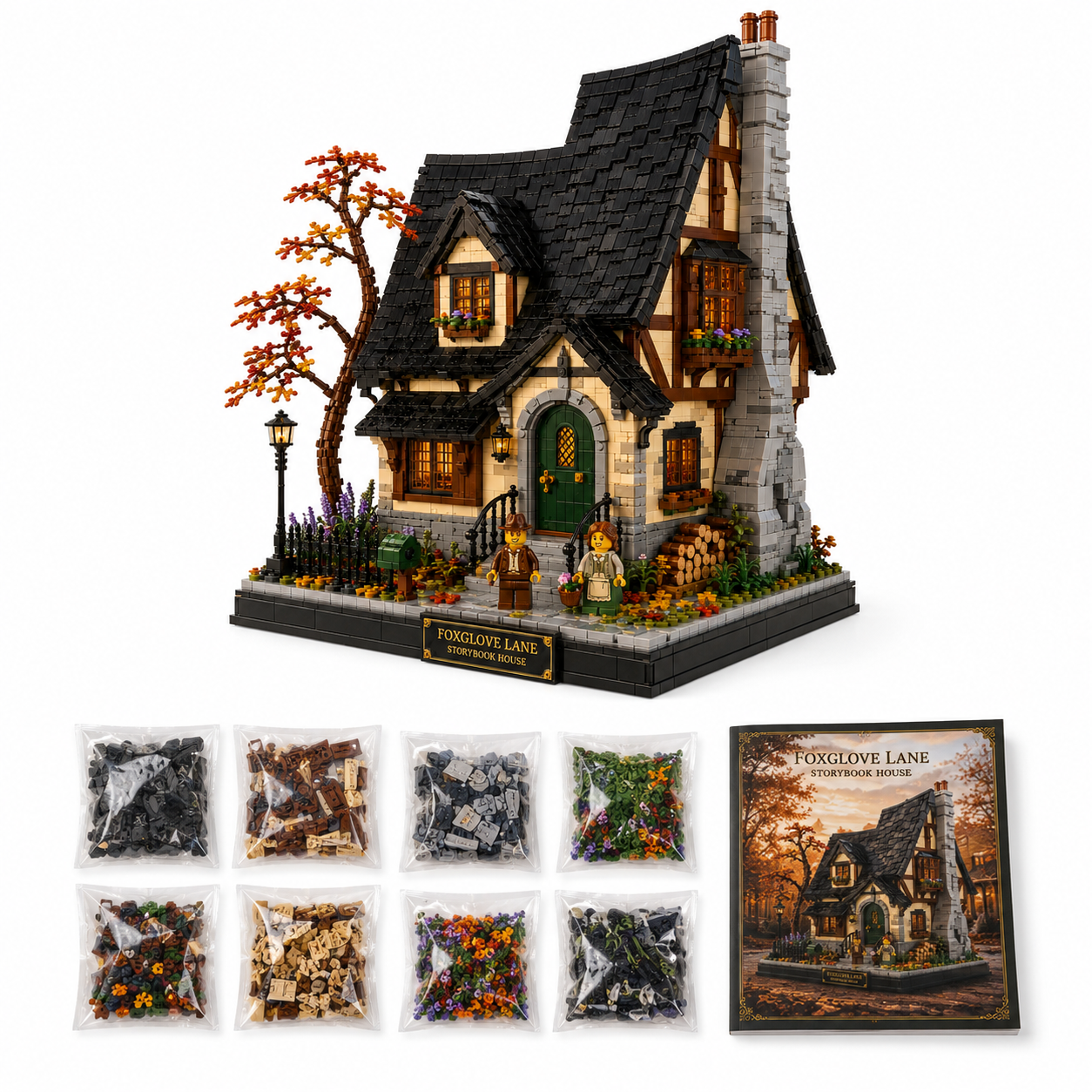 Foxglove Lane Storybook Cottage Building Set