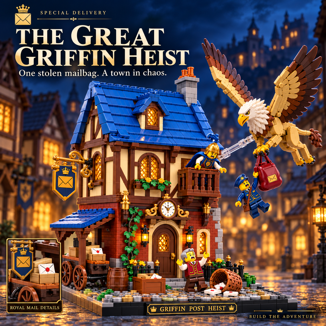 griffin-post-heist-eagle-fantasy-post-office-building-set – DOMIBRICK