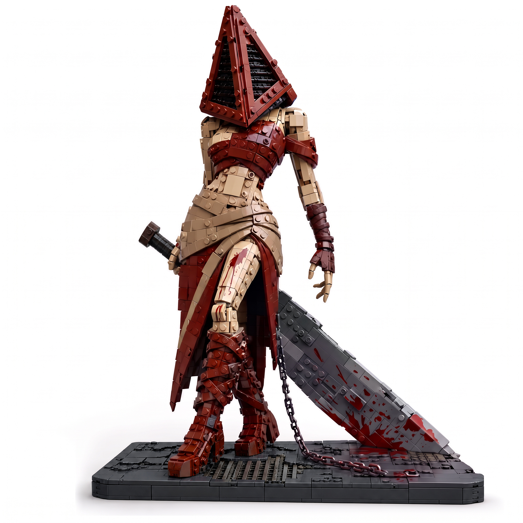 FEMALE PYRAMID HEAD  — The Silent Executioner Collector Building Set