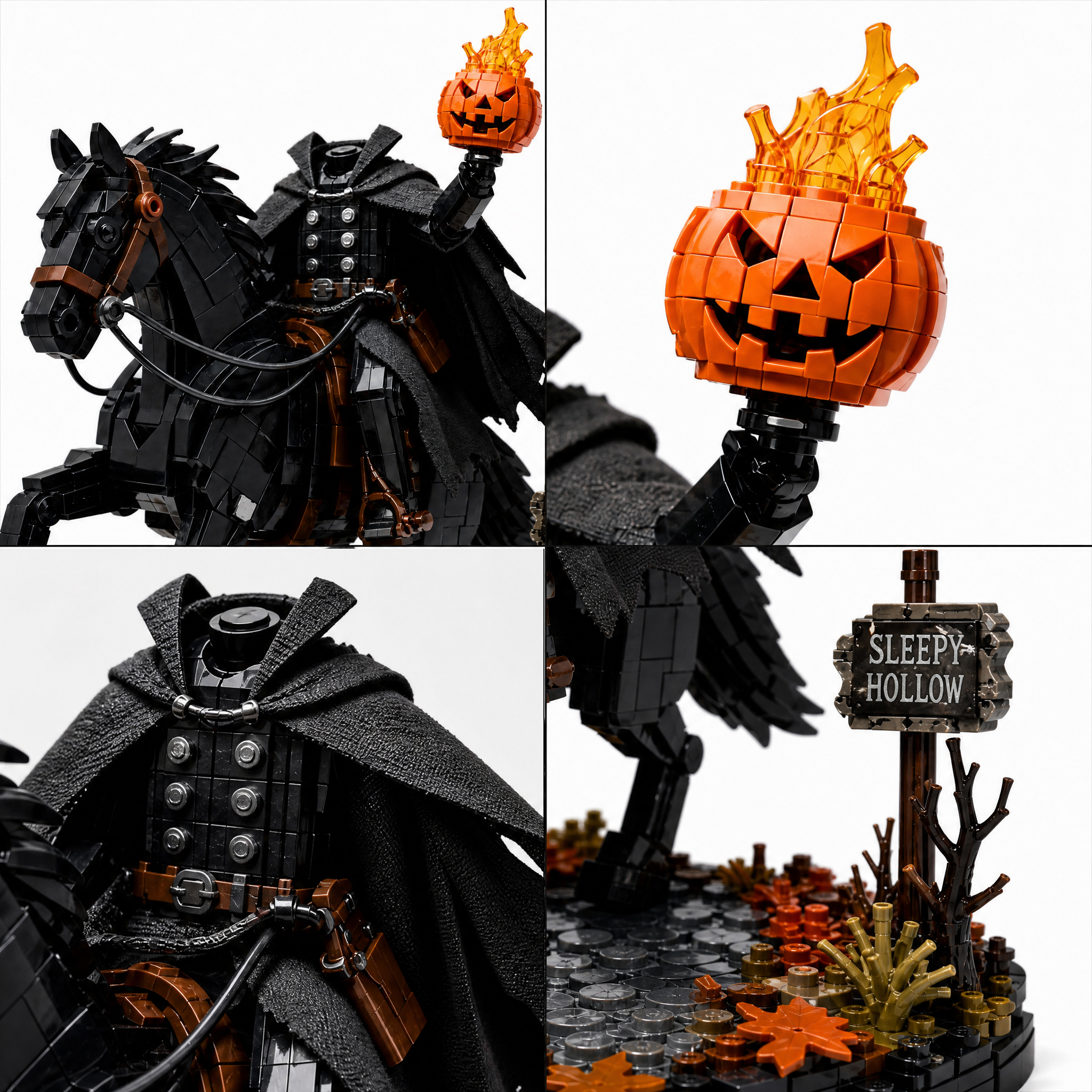 Sleepy Hollow Headless Horseman Display Building Set