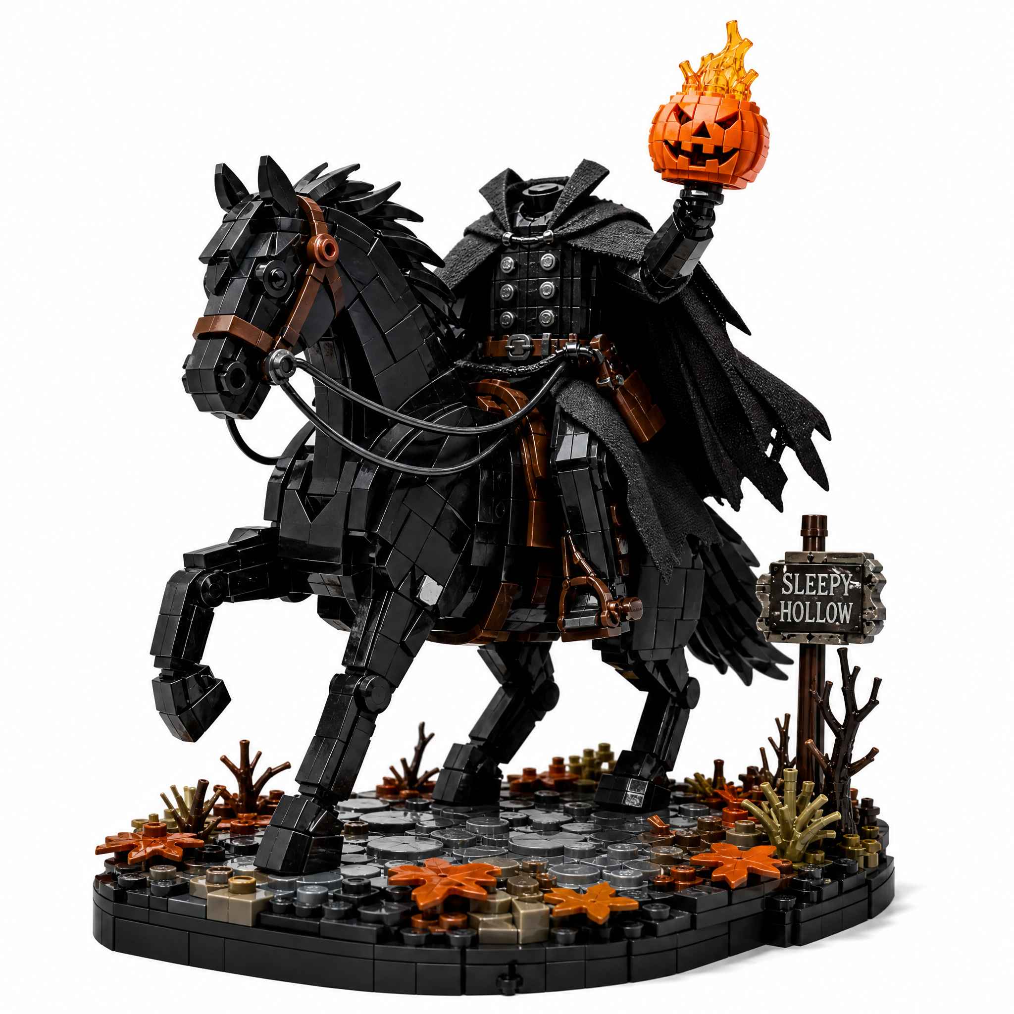 Sleepy Hollow Headless Horseman Display Building Set