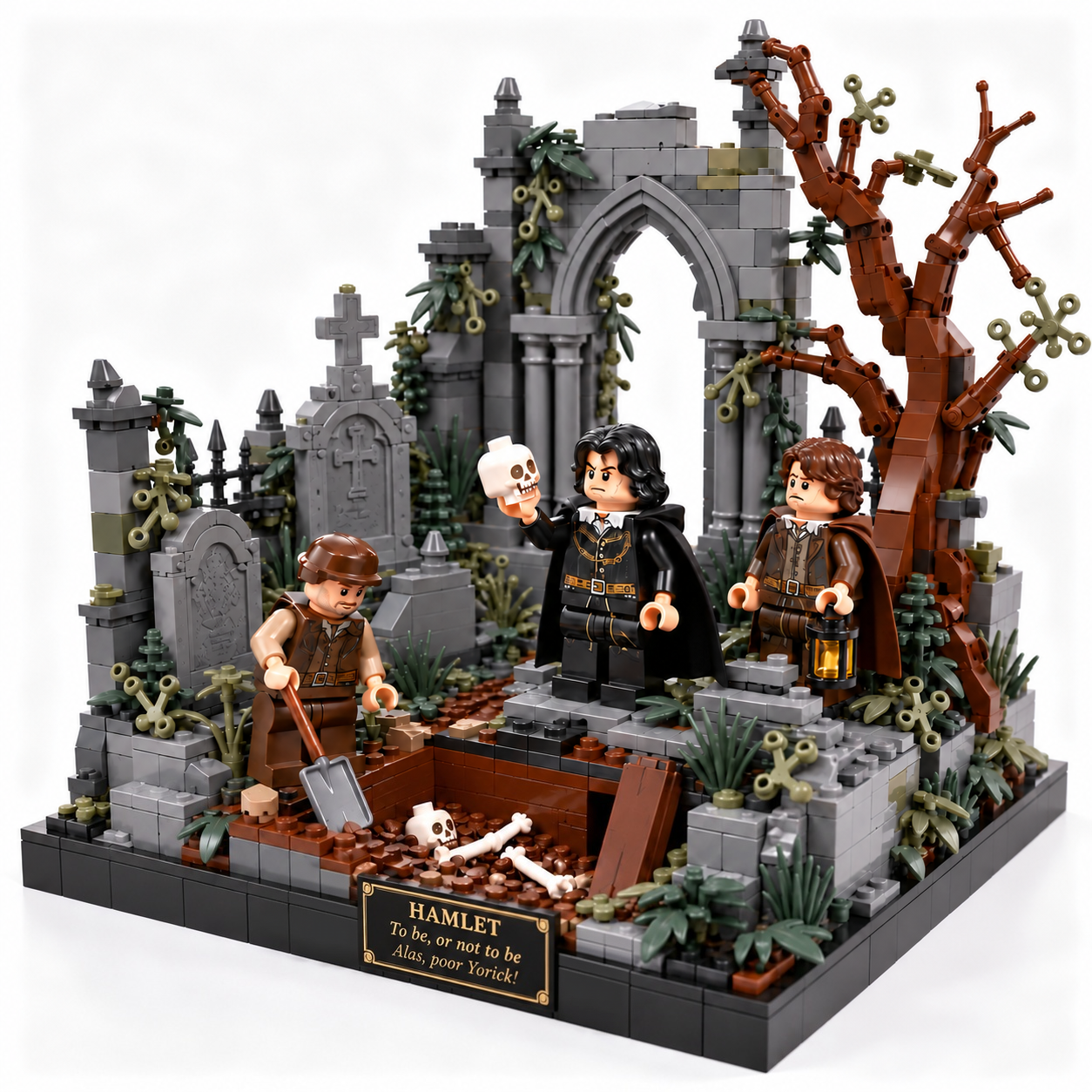 hamlet-graveyard-shakespeare-gothic-cemetery-building-set – DOMIBRICK