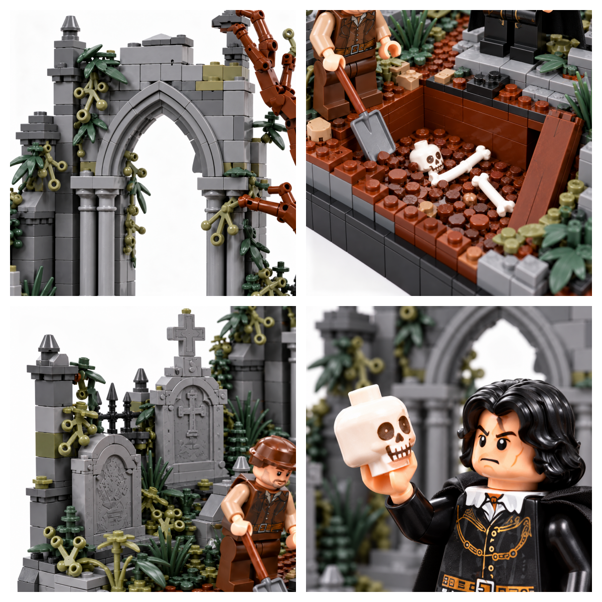 hamlet-graveyard-shakespeare-gothic-cemetery-building-set – DOMIBRICK