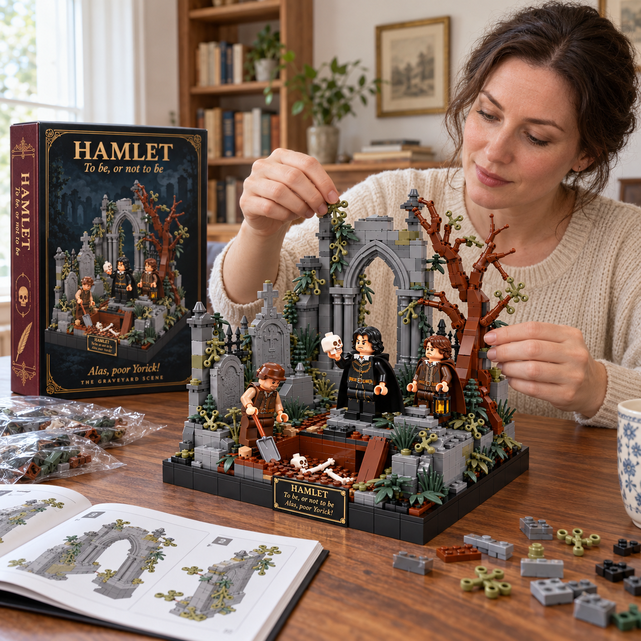 hamlet-graveyard-shakespeare-gothic-cemetery-building-set – DOMIBRICK