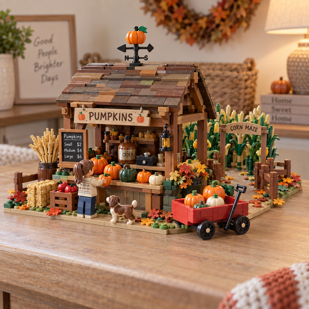 Harvest Hollow Pumpkin Stand Building Set