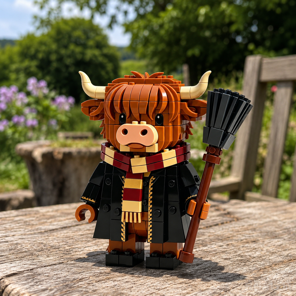 Highland Cow Wizard Legacy Building Set