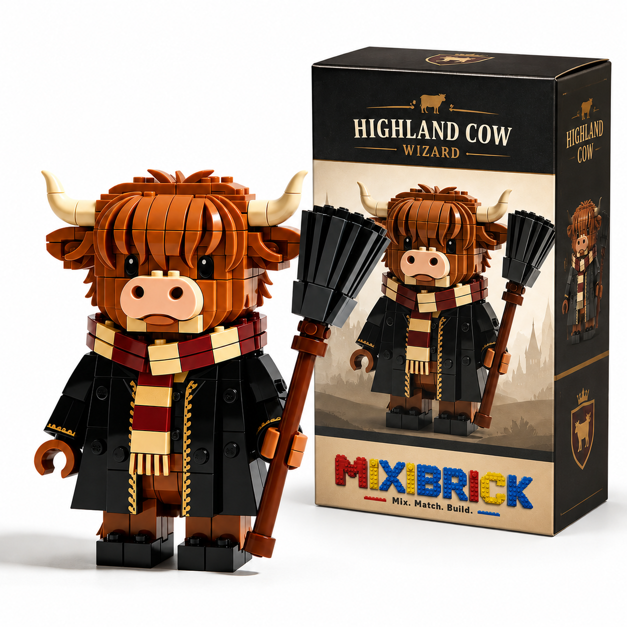 Highland Cow Wizard Legacy Building Set