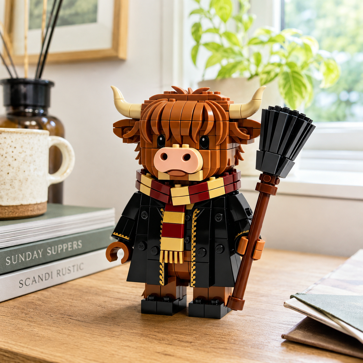 Highland Cow Wizard Legacy Building Set