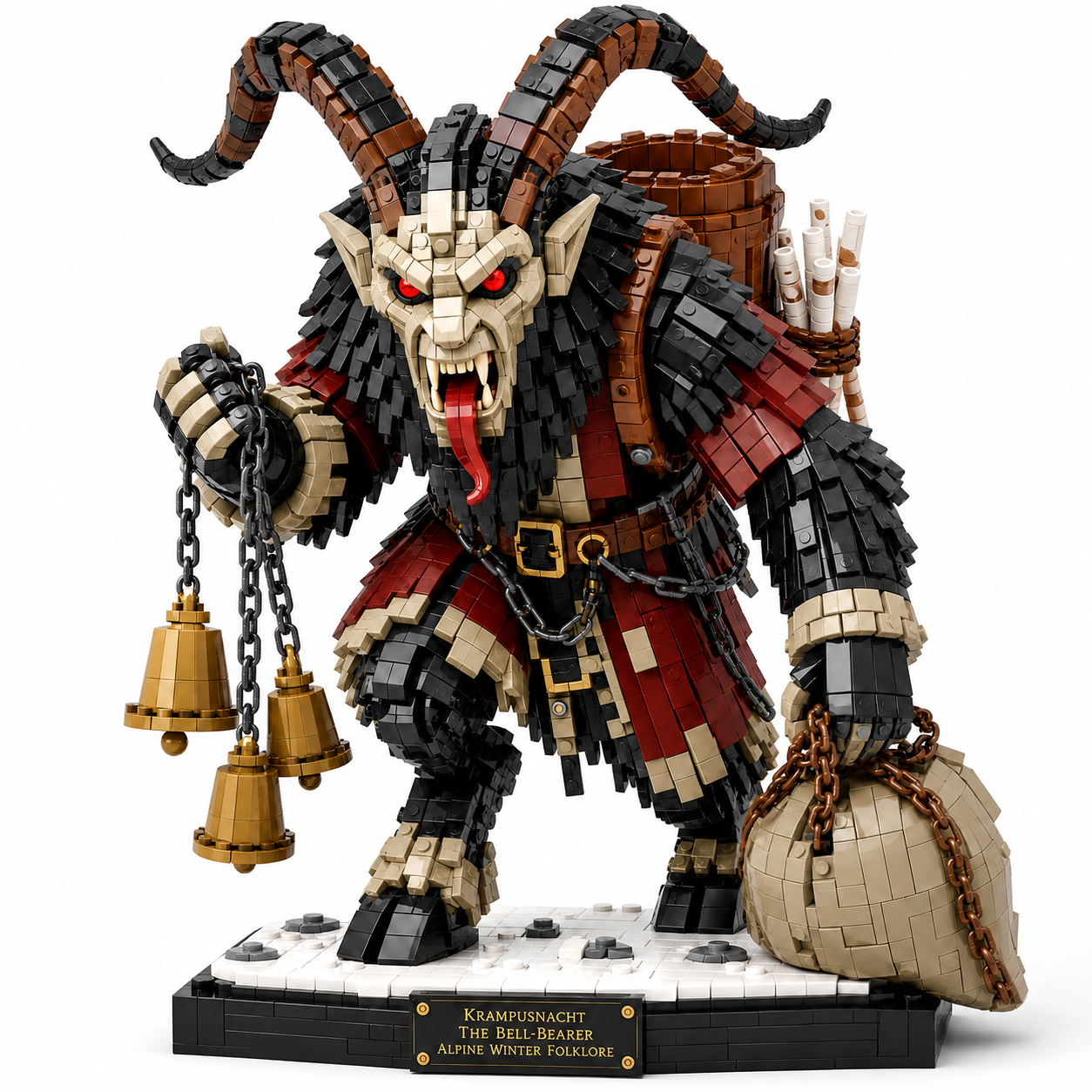 Krampusnacht The Bell-Bearer — Alpine Winter Folklore Collector Building Set