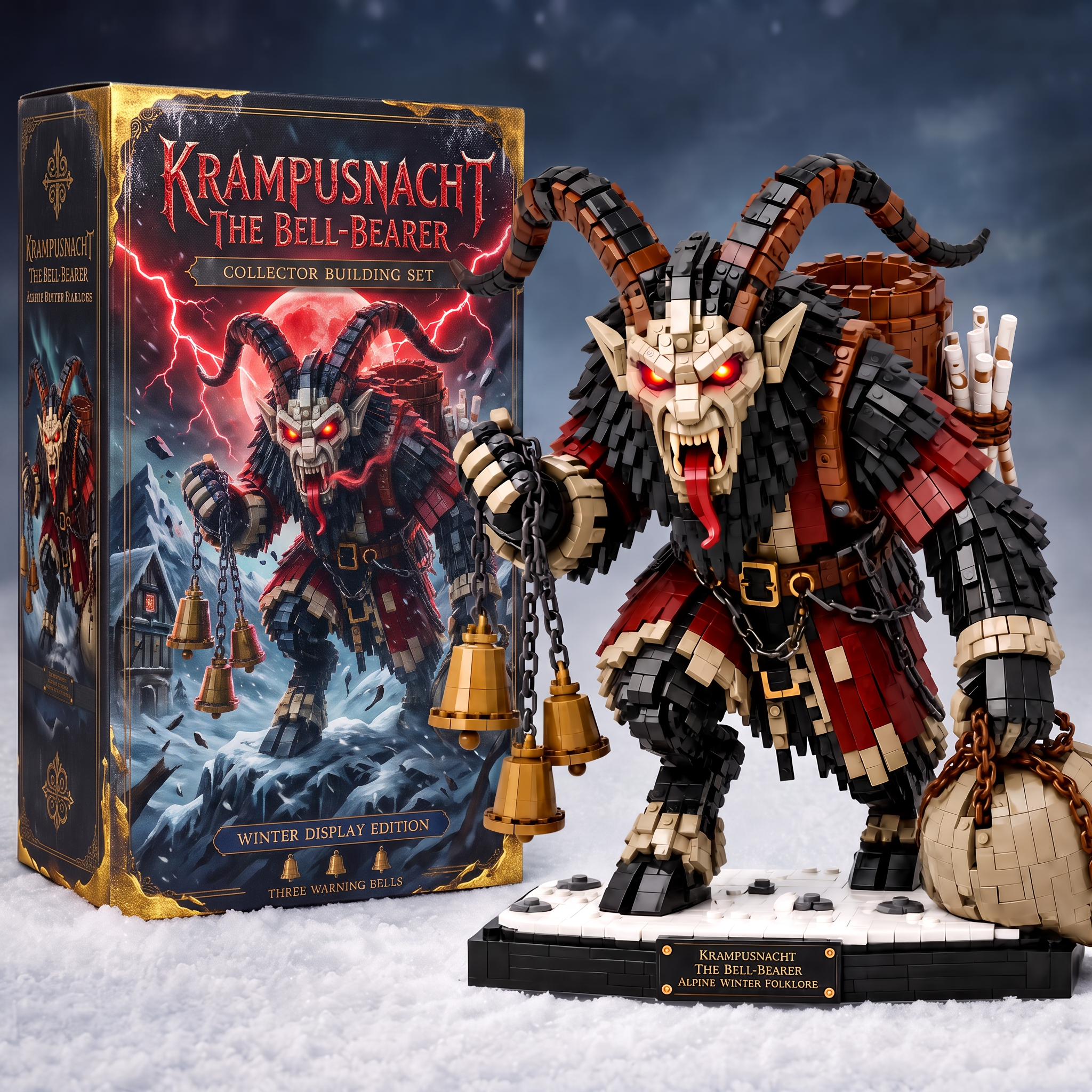 Krampusnacht The Bell-Bearer — Alpine Winter Folklore Collector Building Set