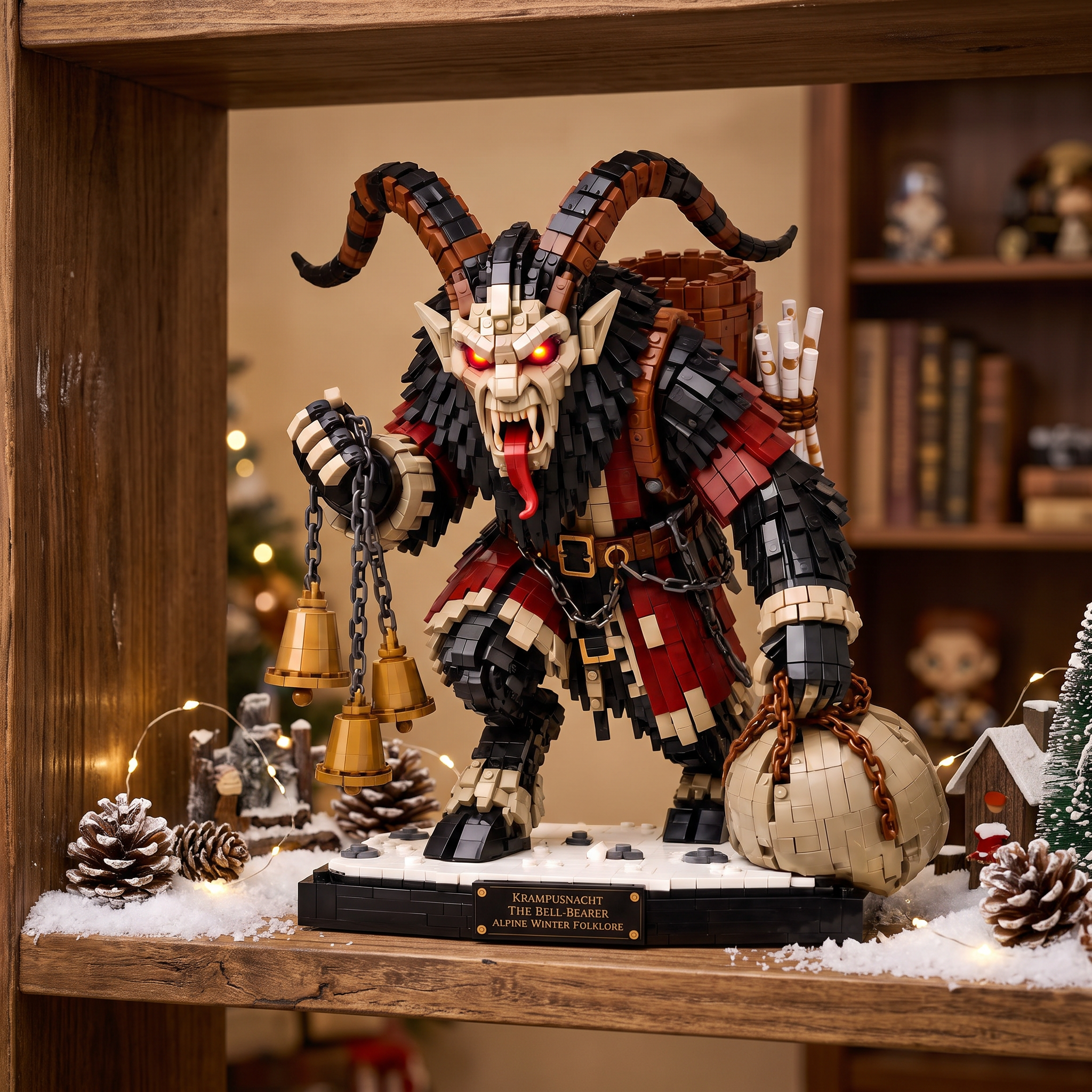 Krampusnacht The Bell-Bearer — Alpine Winter Folklore Collector Building Set