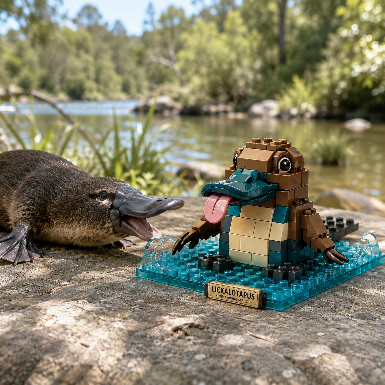 Playful Platypus Splash Building Set