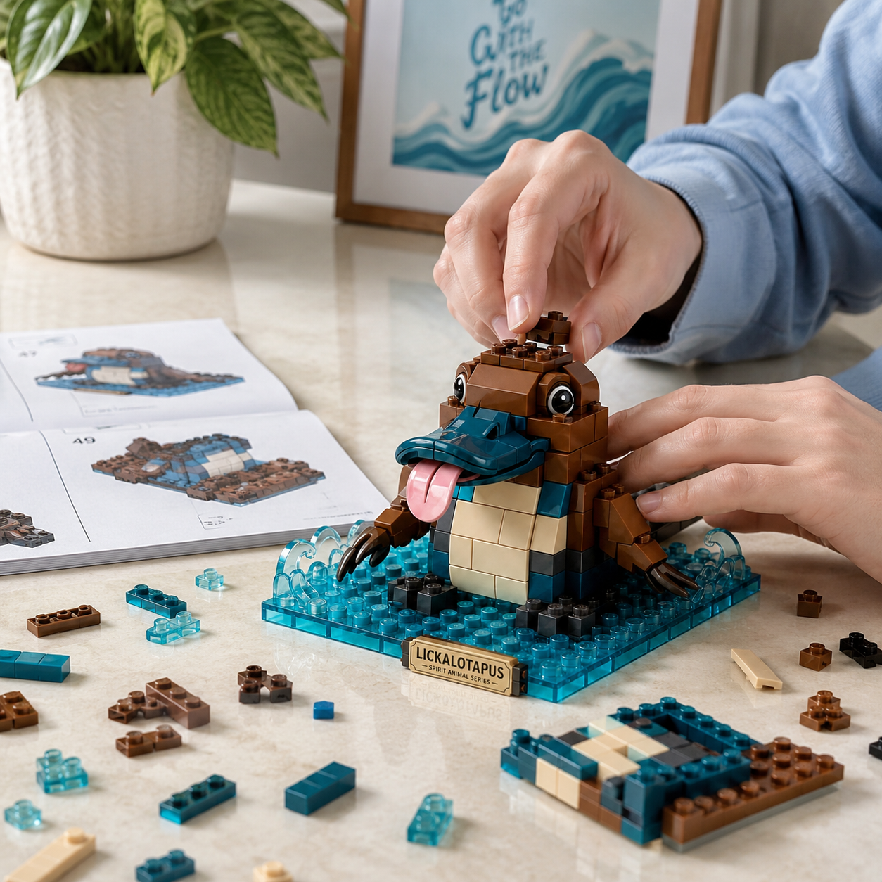 Playful Platypus Splash Building Set