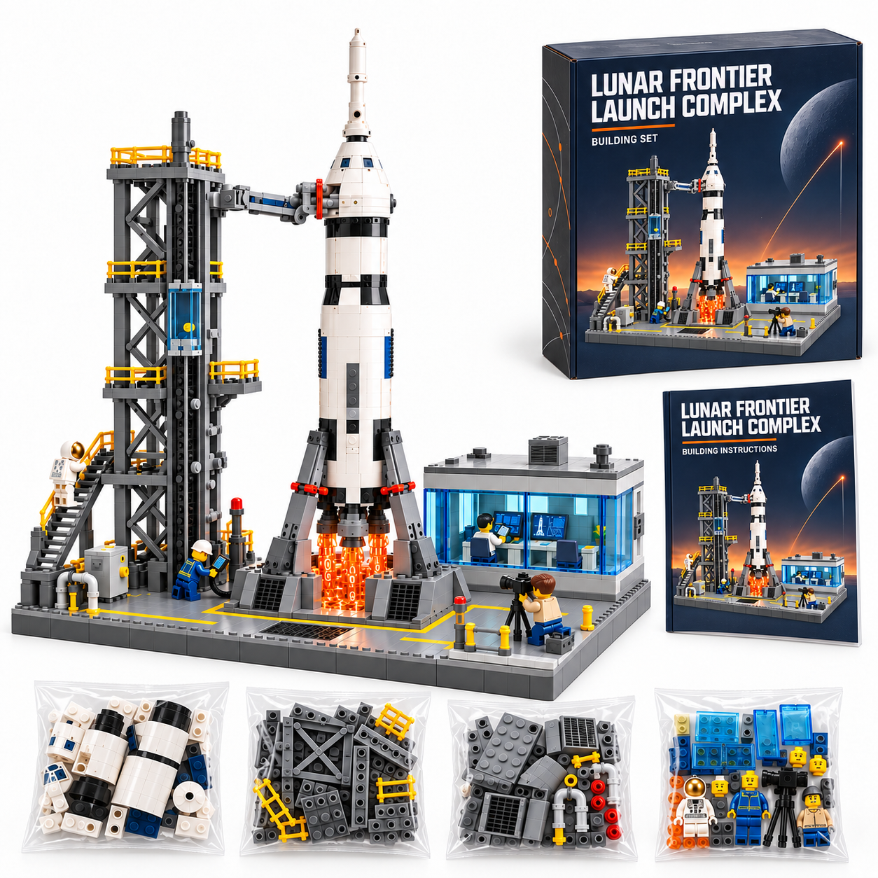 Lunar Frontier Launch Complex Building Set