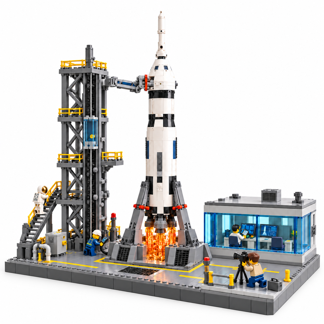 Lunar Frontier Launch Complex Building Set