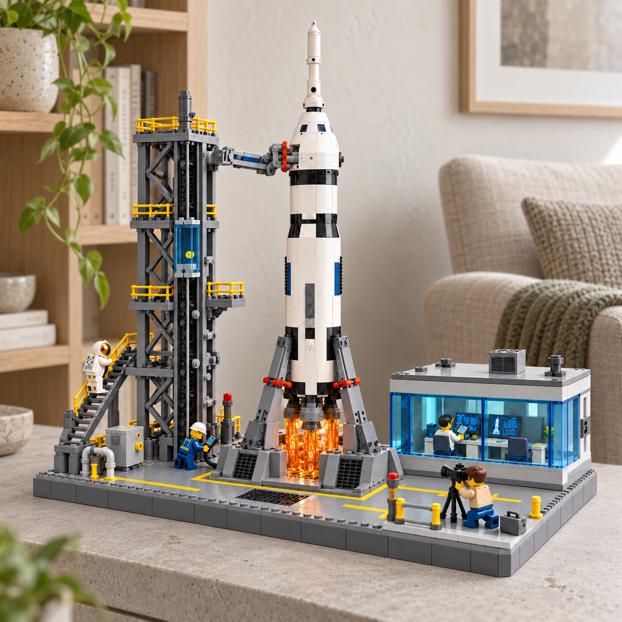 Lunar Frontier Launch Complex Building Set