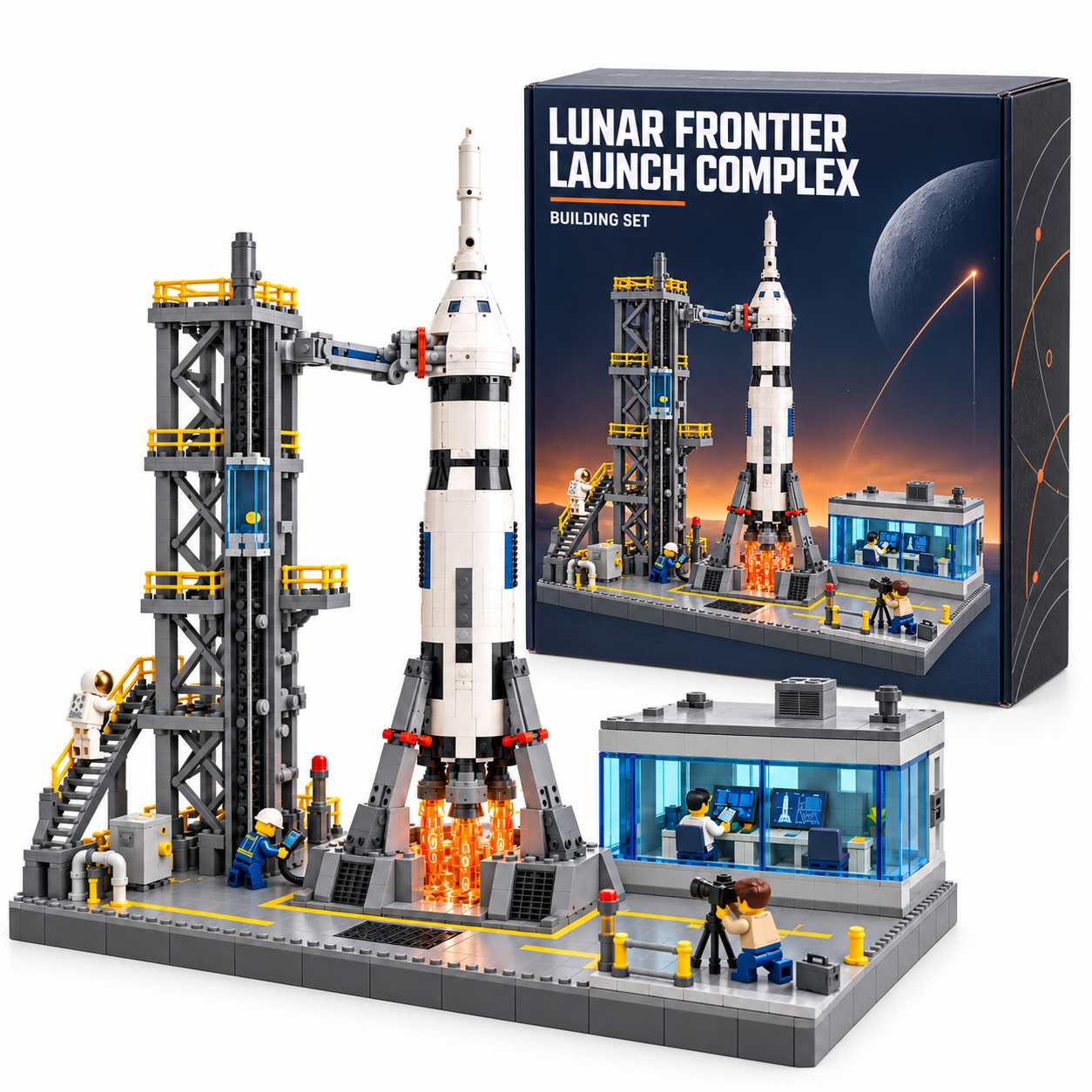 Lunar Frontier Launch Complex Building Set