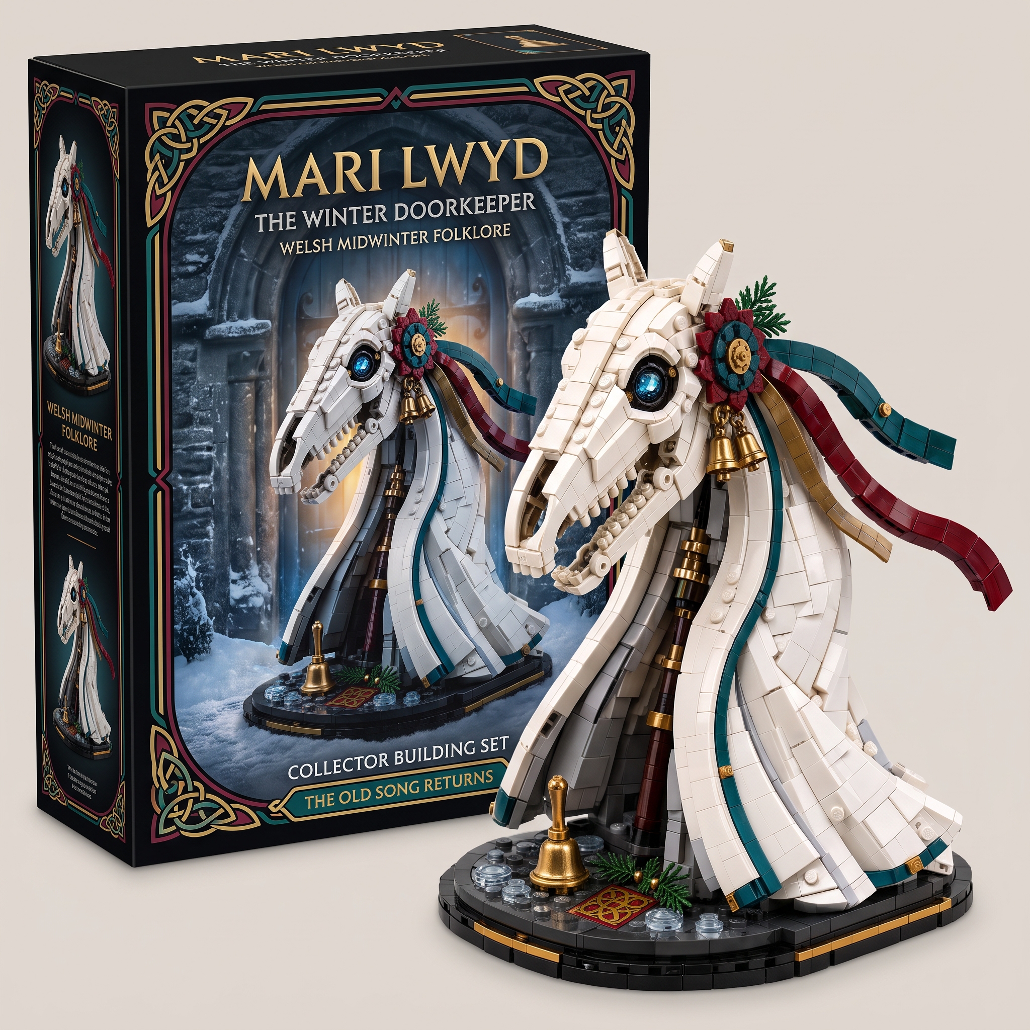 Mari Lwyd — The Winter Doorkeeper Collector Building Set