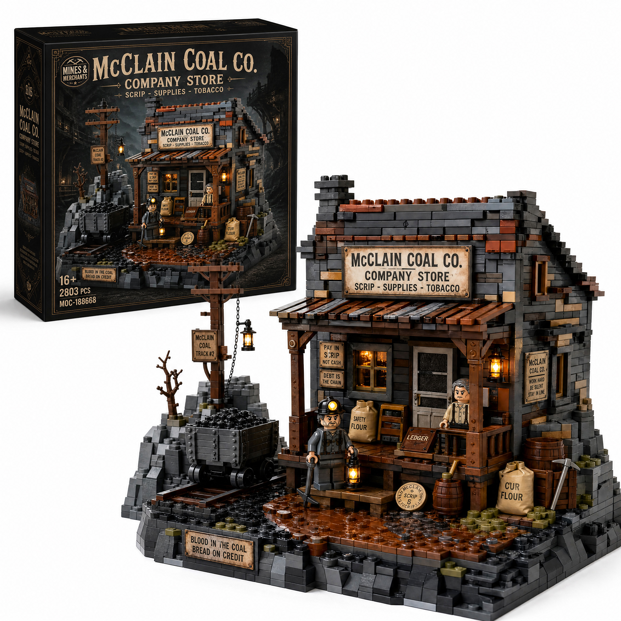 McClain Coal Co. Company Store Collector Building Set