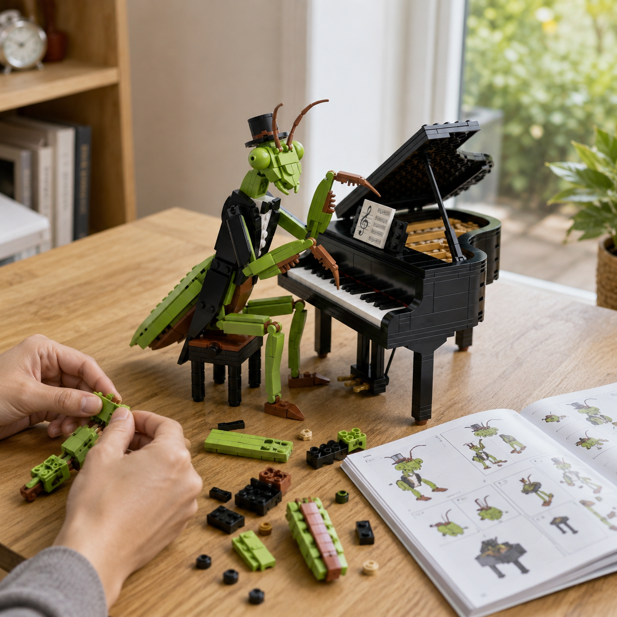 Maestro Mantis: The Praying Pianist Building Set