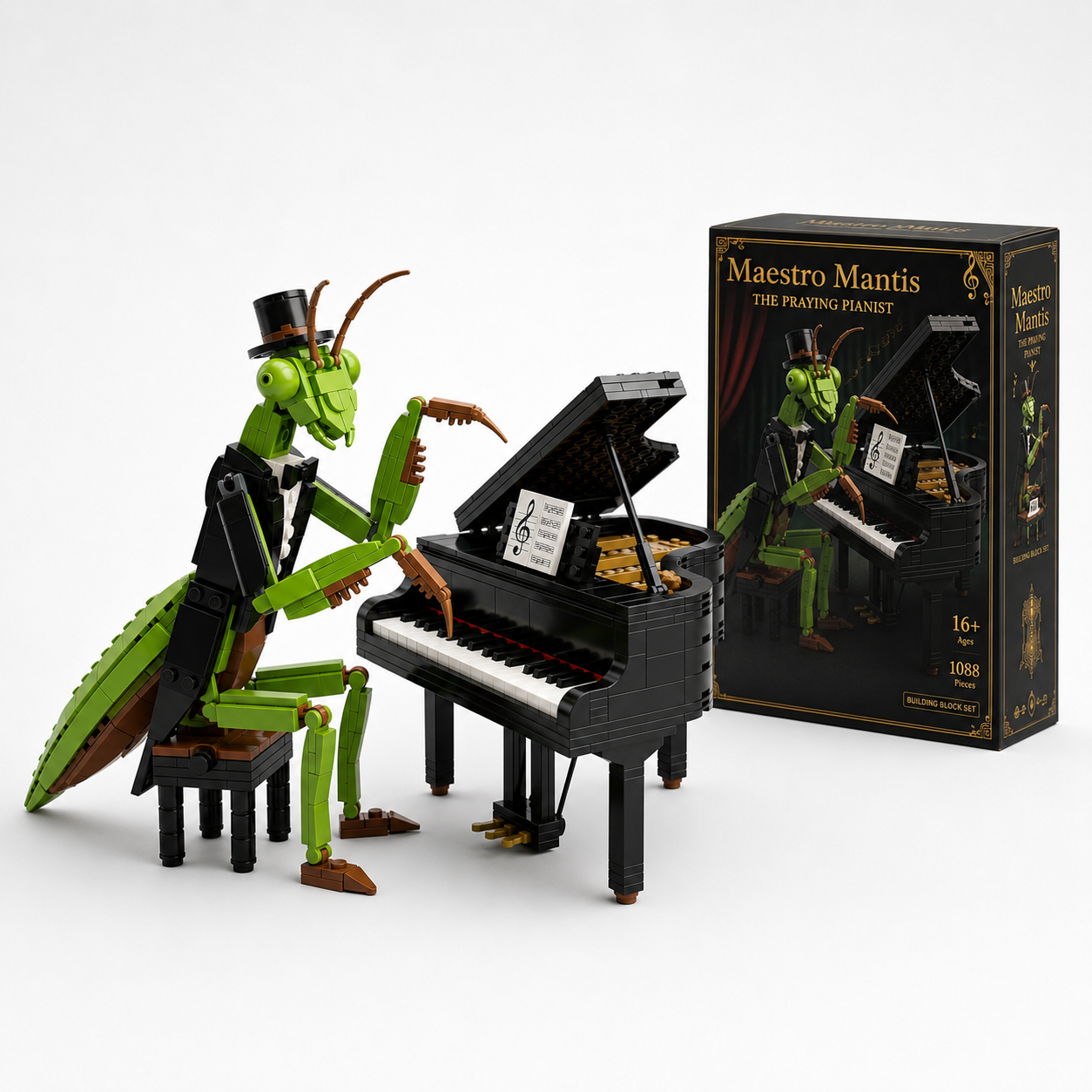 Maestro Mantis: The Praying Pianist Building Set
