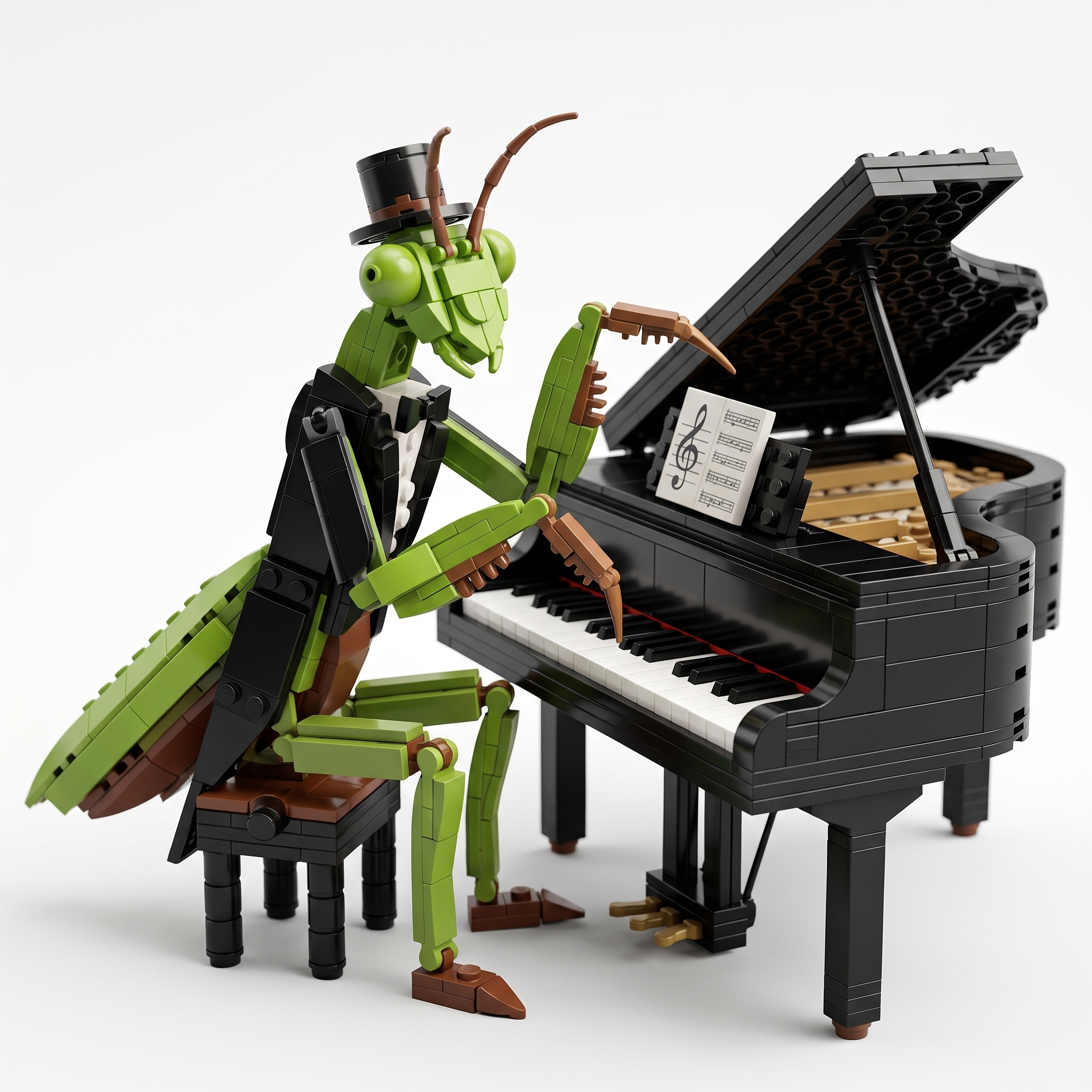 Maestro Mantis: The Praying Pianist Building Set