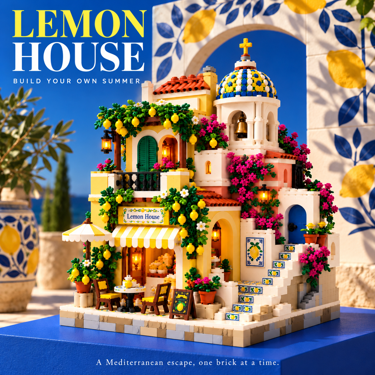 mediterranean-coastal-lemon-house-building-set – DOMIBRICK